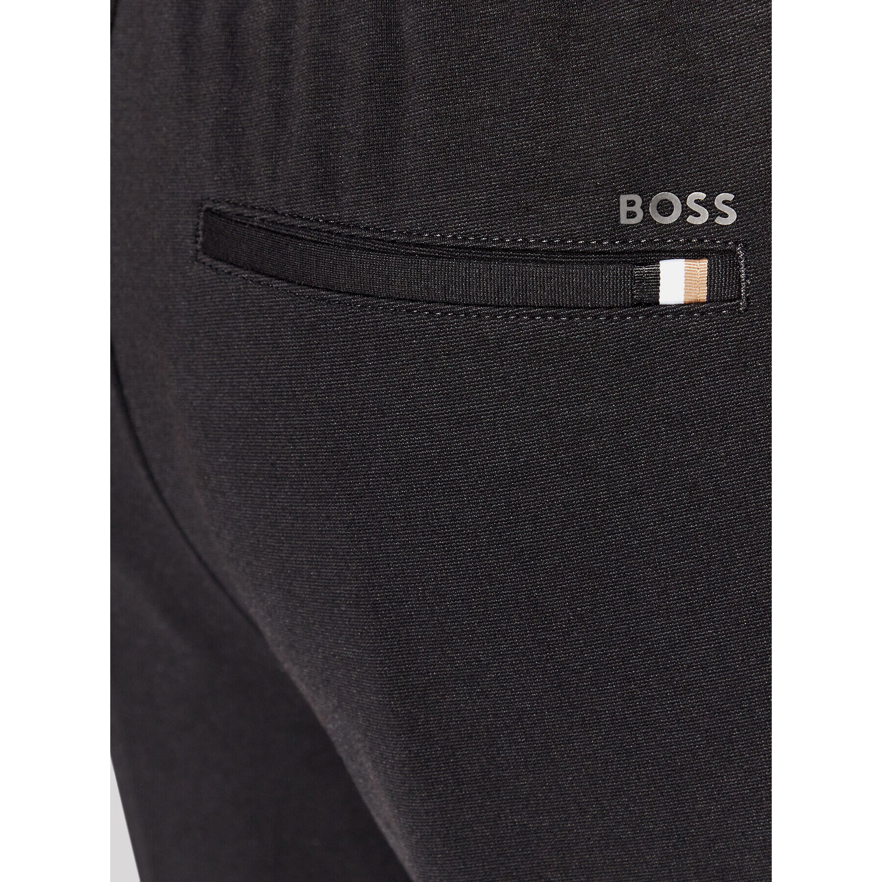 Boss Hlače iz tkanine Banks1 50466829 Črna Slim Fit - Pepit.si