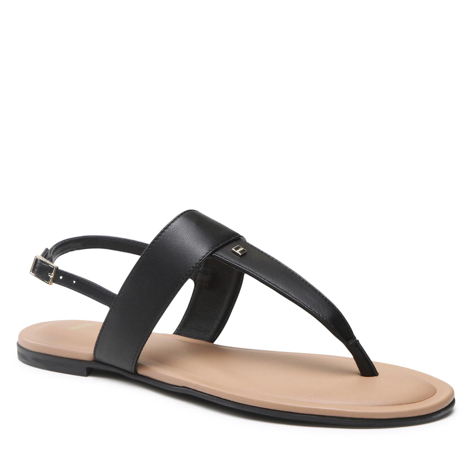 Boss Sandali Jo Flat Thong-N 50493029 10239116 01 Črna - Pepit.si