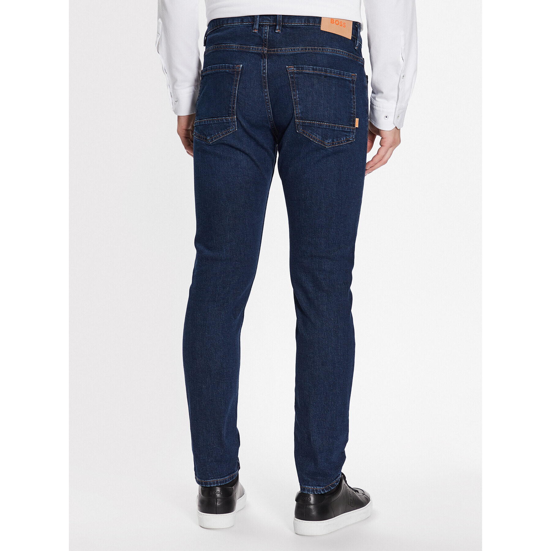 Boss Jeans hlače 50484229 Modra Slim Fit - Pepit.si