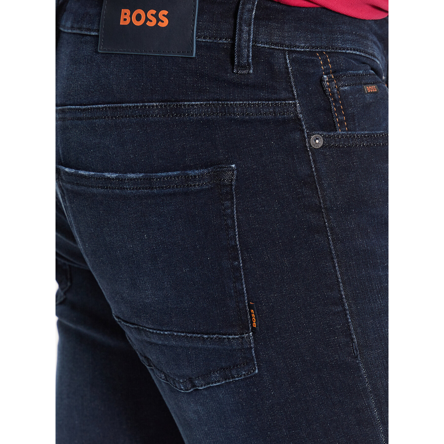 Boss Jeans hlače 50484239 Mornarsko modra Slim Fit - Pepit.si