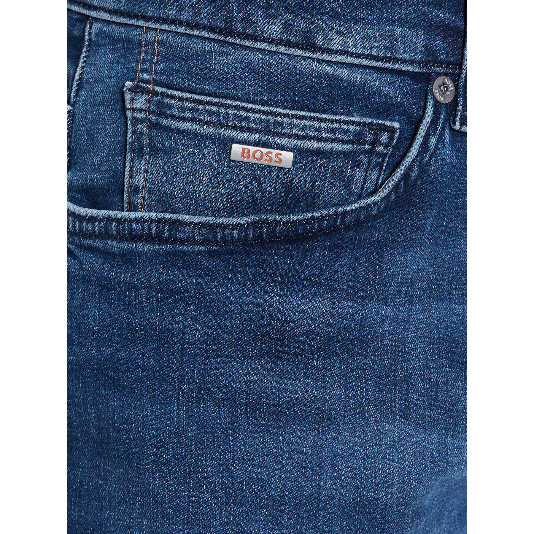 Boss Jeans hlače 50484271 Modra Slim Fit - Pepit.si