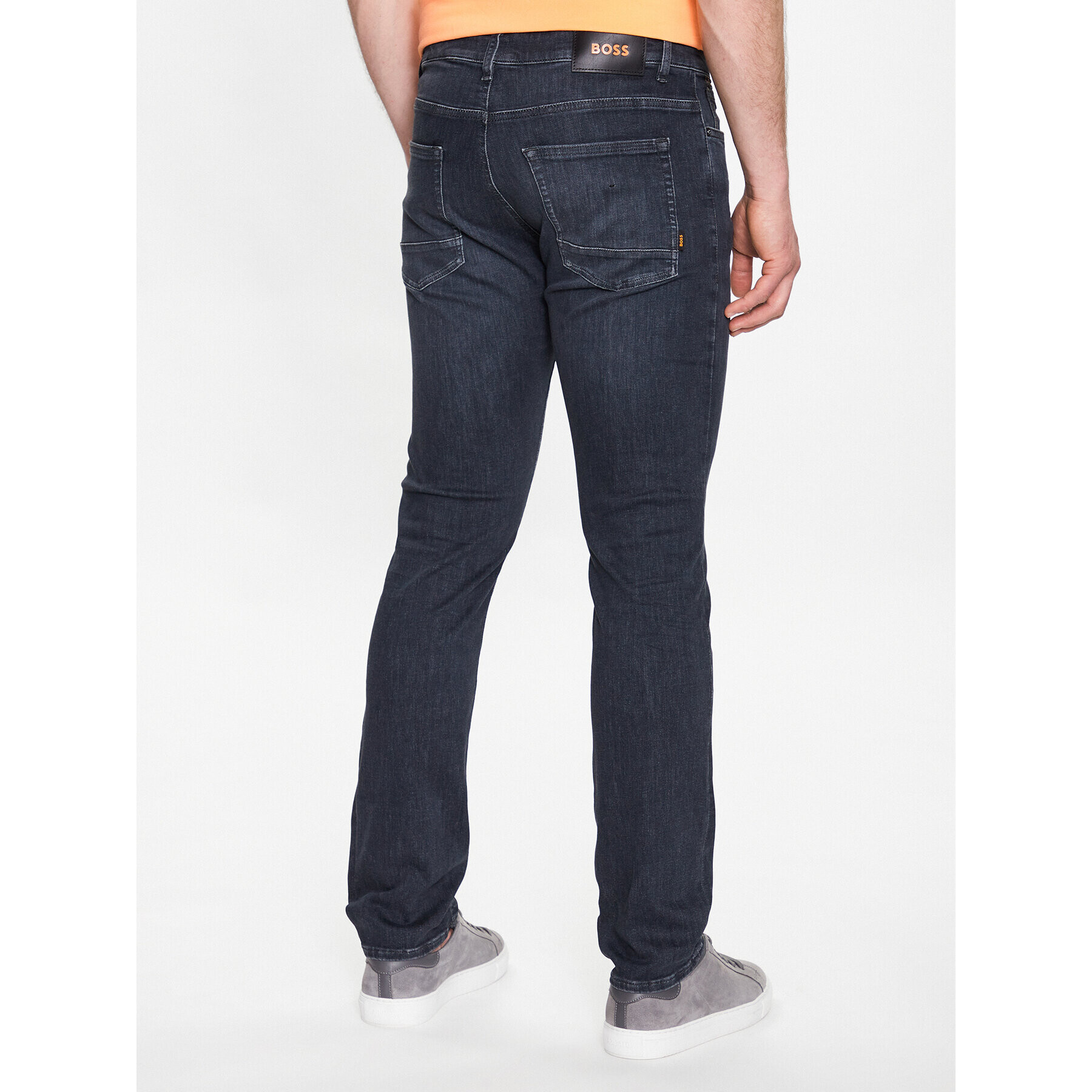 Boss Jeans hlače 50484445 Siva Slim Fit - Pepit.si