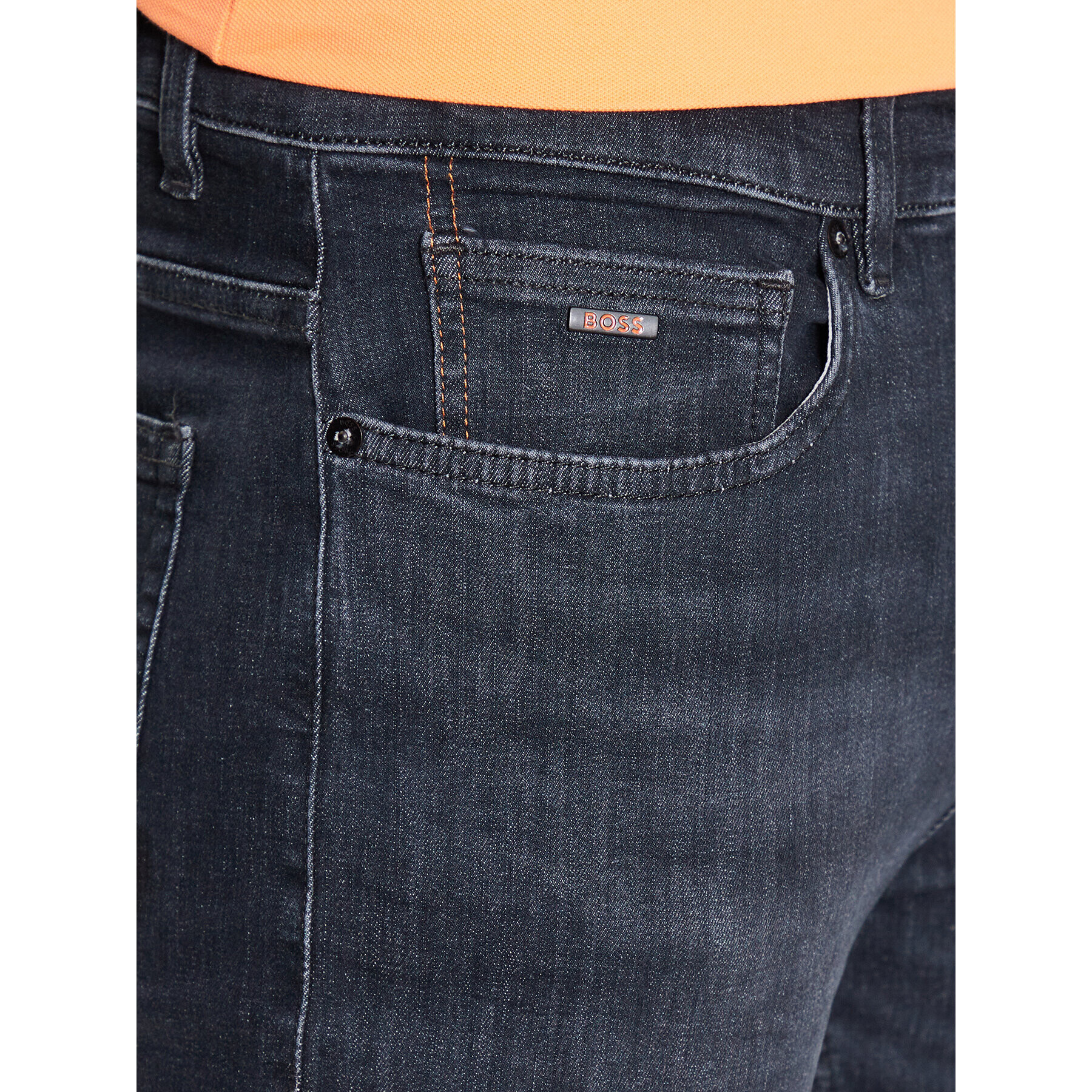 Boss Jeans hlače 50484445 Siva Slim Fit - Pepit.si