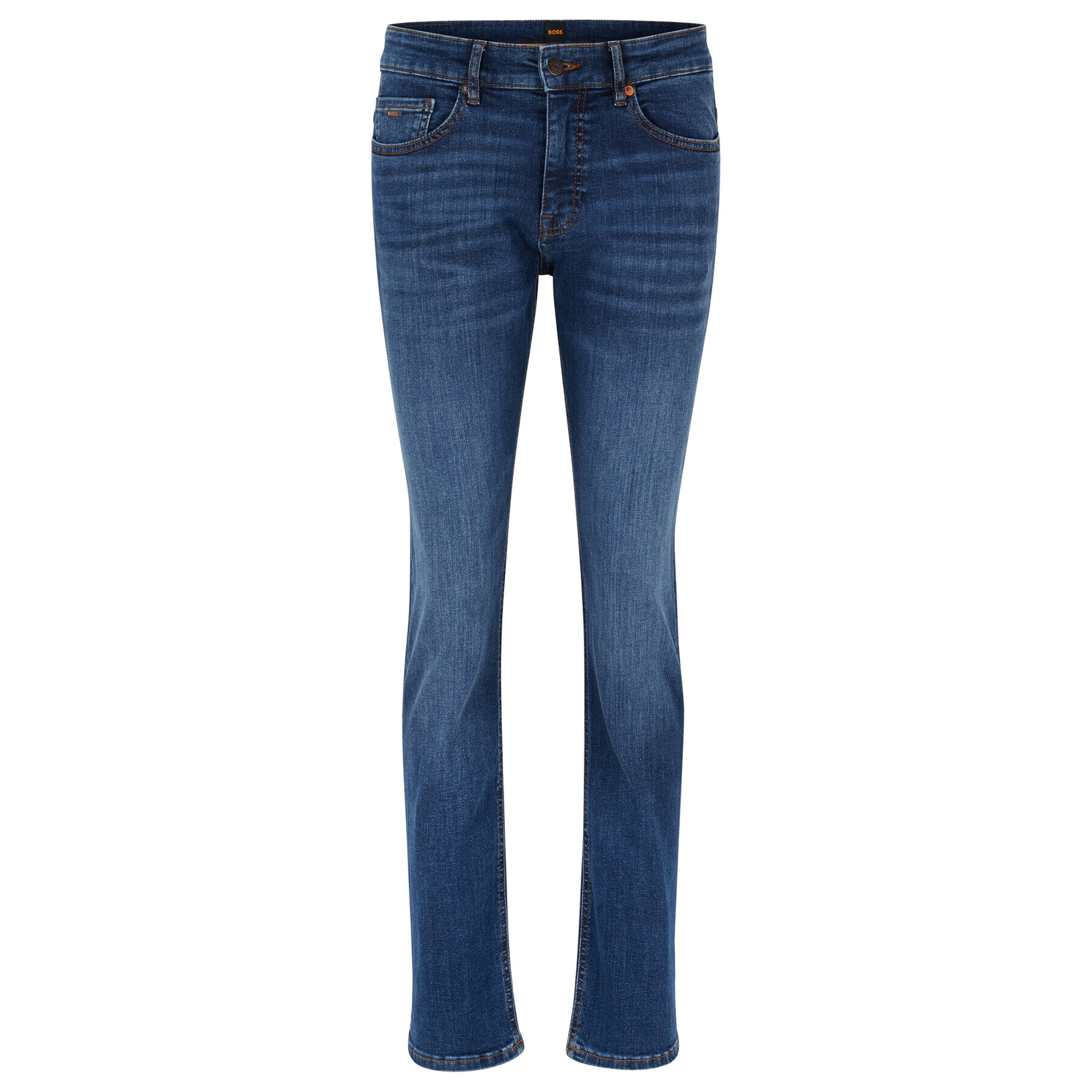 Boss Jeans hlače 50488387 Modra Slim Fit - Pepit.si