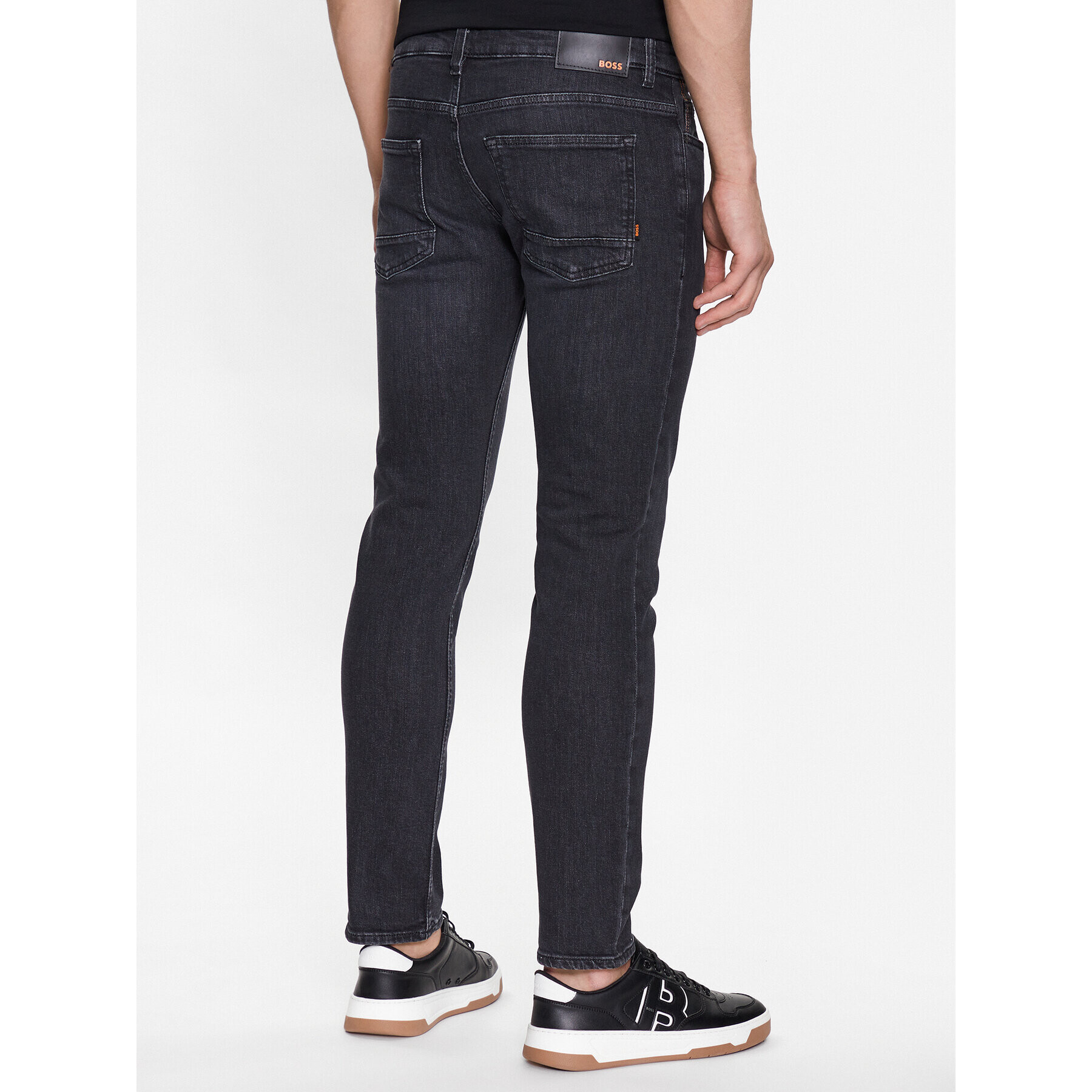 Boss Jeans hlače 50488392 Siva Slim Fit - Pepit.si