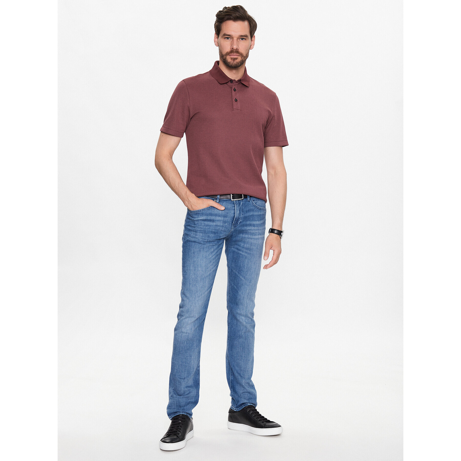 Boss Jeans hlače Delaware3-1 50488494 Modra Slim Fit - Pepit.si