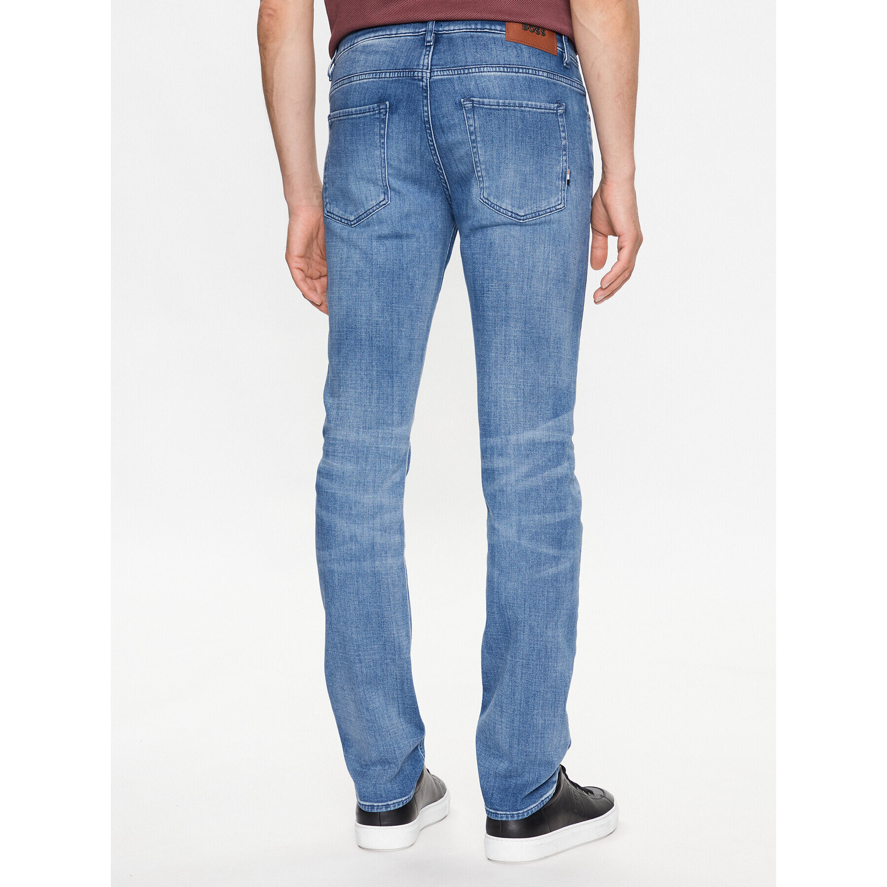 Boss Jeans hlače Delaware3-1 50488494 Modra Slim Fit - Pepit.si