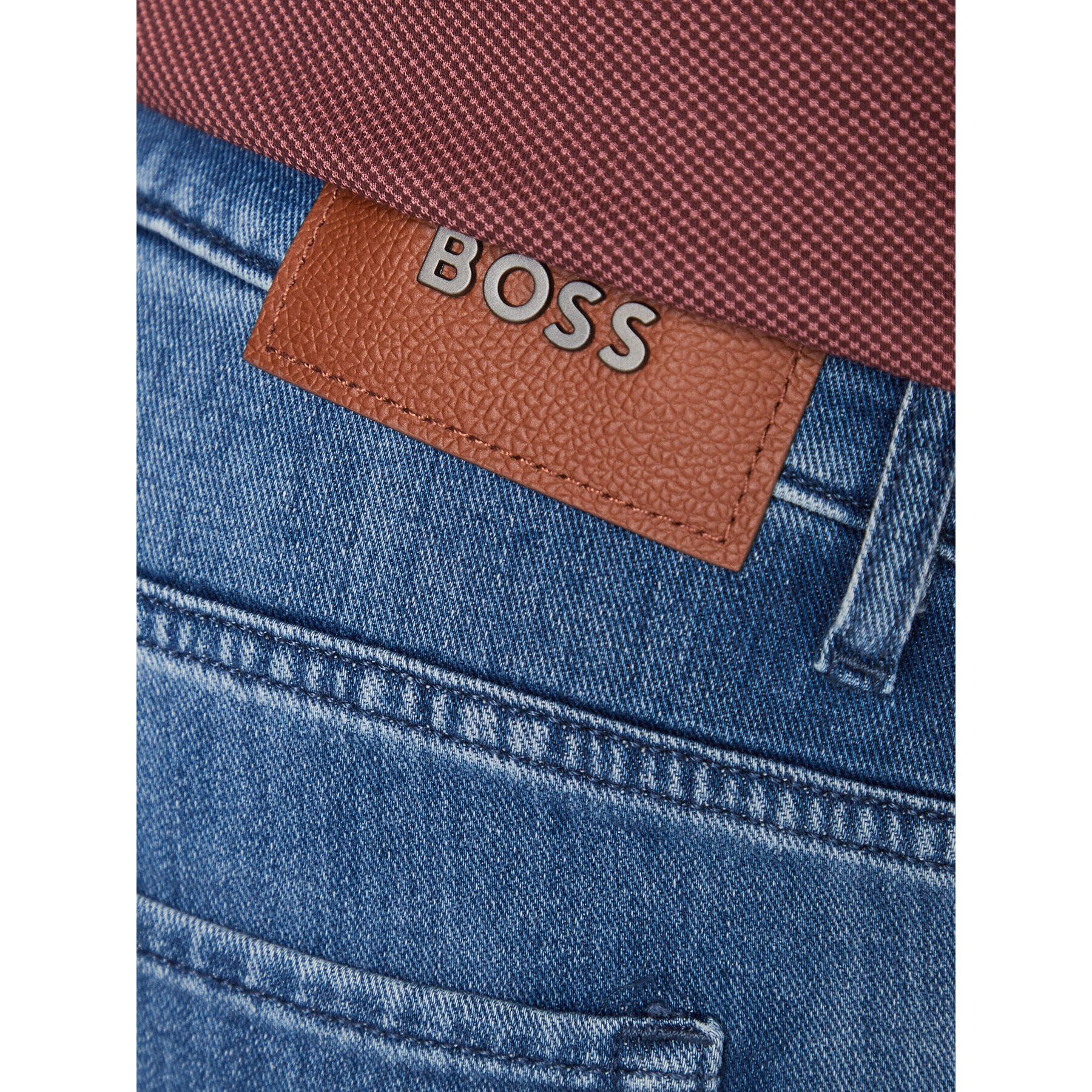 Boss Jeans hlače Delaware3-1 50488494 Modra Slim Fit - Pepit.si