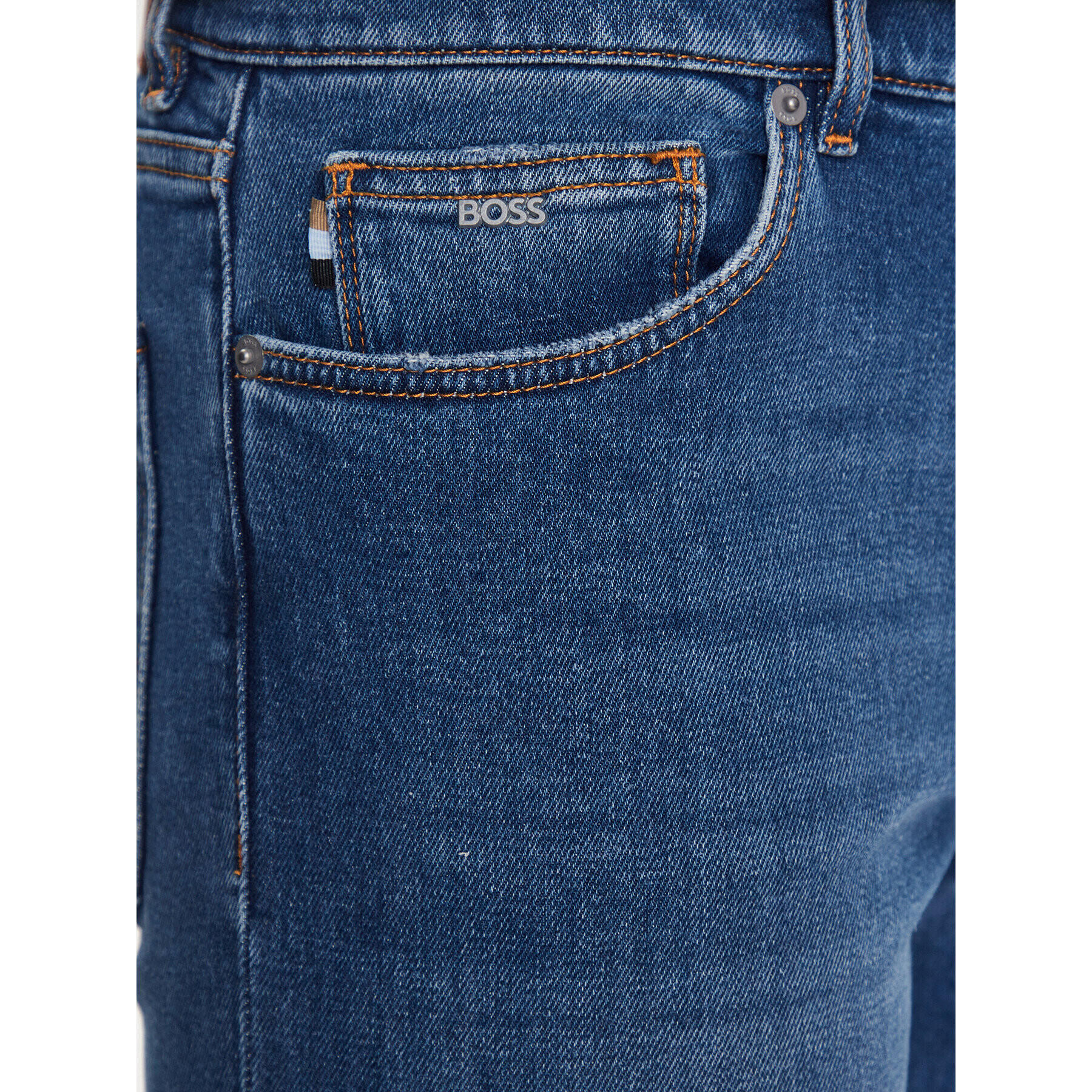 Boss Jeans hlače 50488587 Modra Slim Fit - Pepit.si