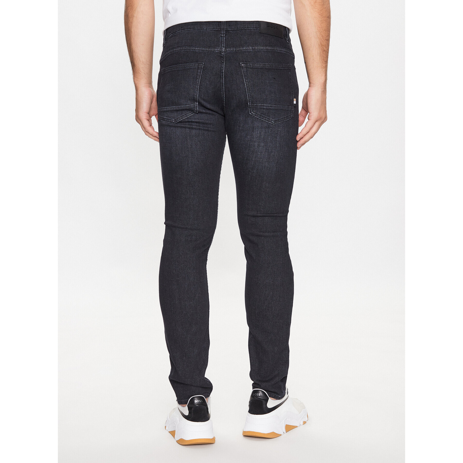 Boss Jeans hlače 50490099 Siva Slim Fit - Pepit.si