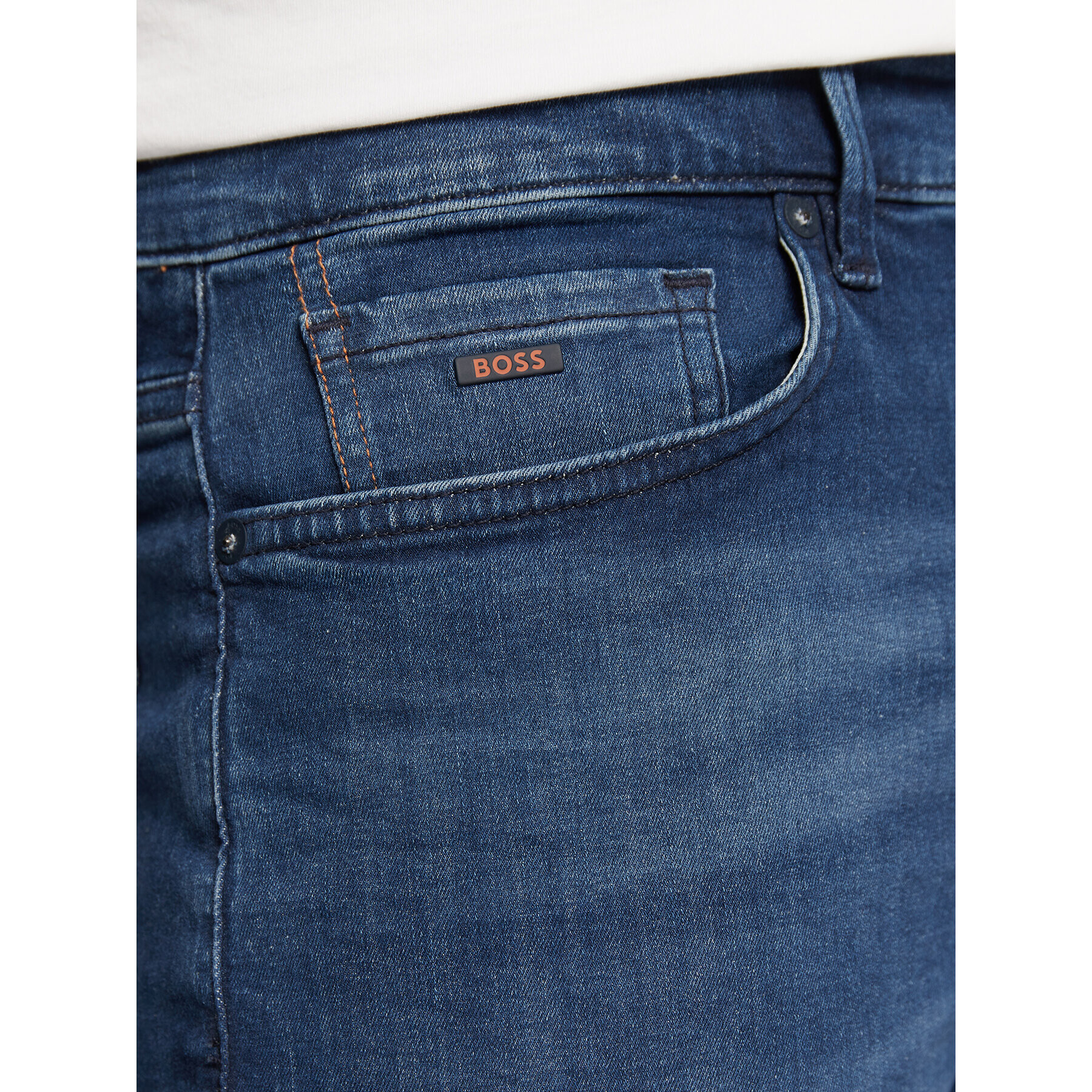 Boss Jeans hlače Charleston Bc Archive 50480134 Mornarsko modra Extra Slim Fit - Pepit.si