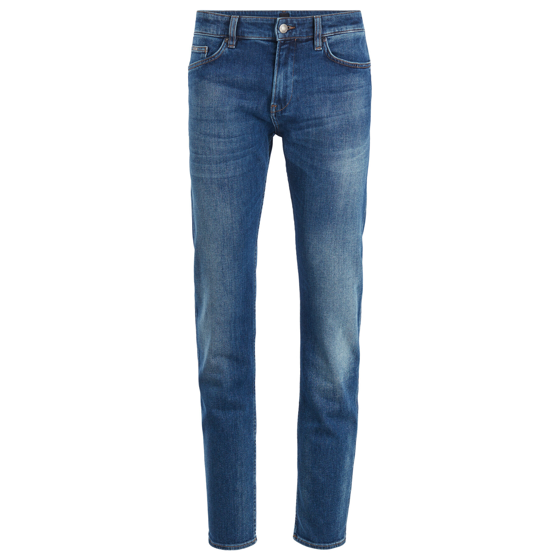 Boss Jeans hlače Delaware 3 50401701 Mornarsko modra Slim Fit - Pepit.si