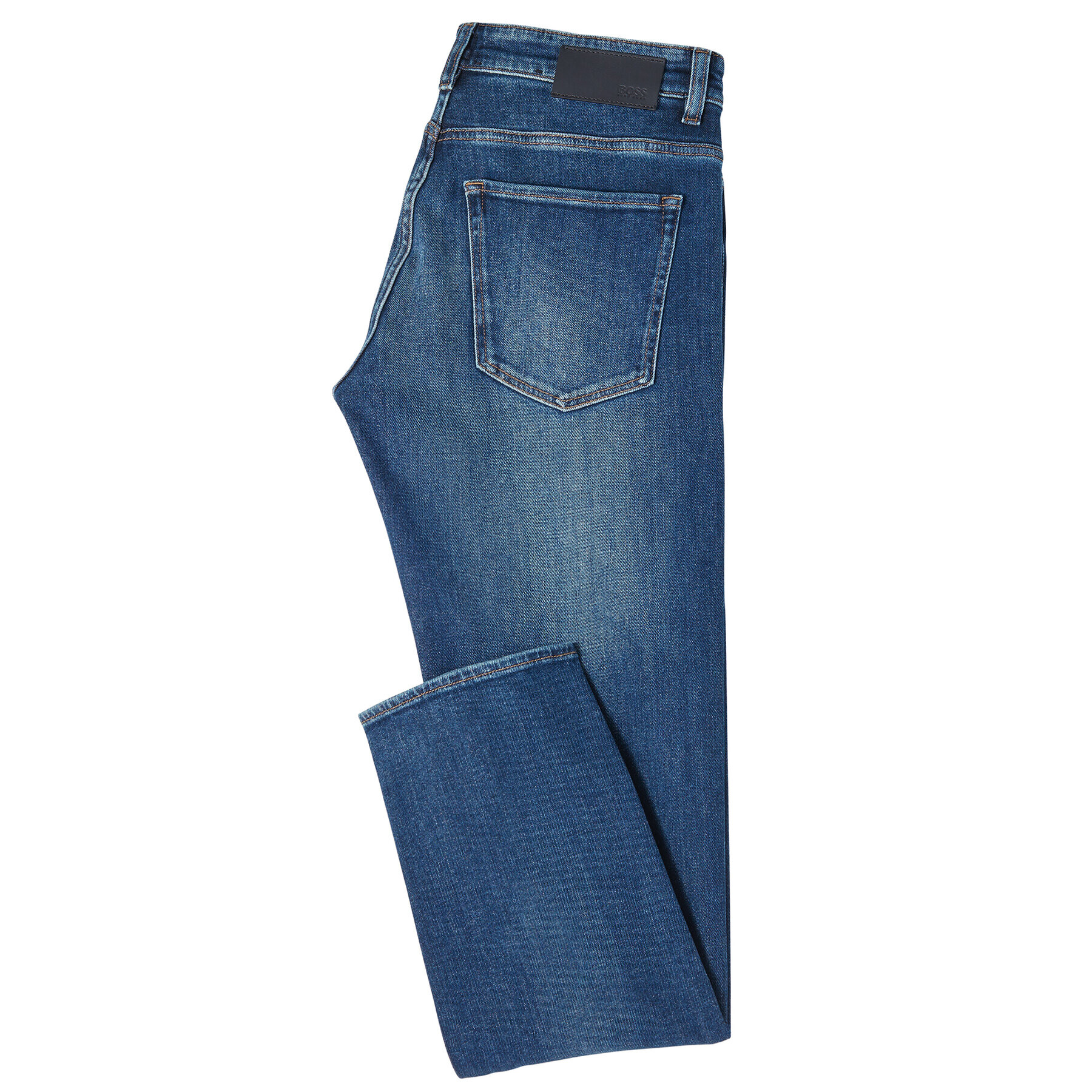 Boss Jeans hlače Delaware 3 50401701 Mornarsko modra Slim Fit - Pepit.si