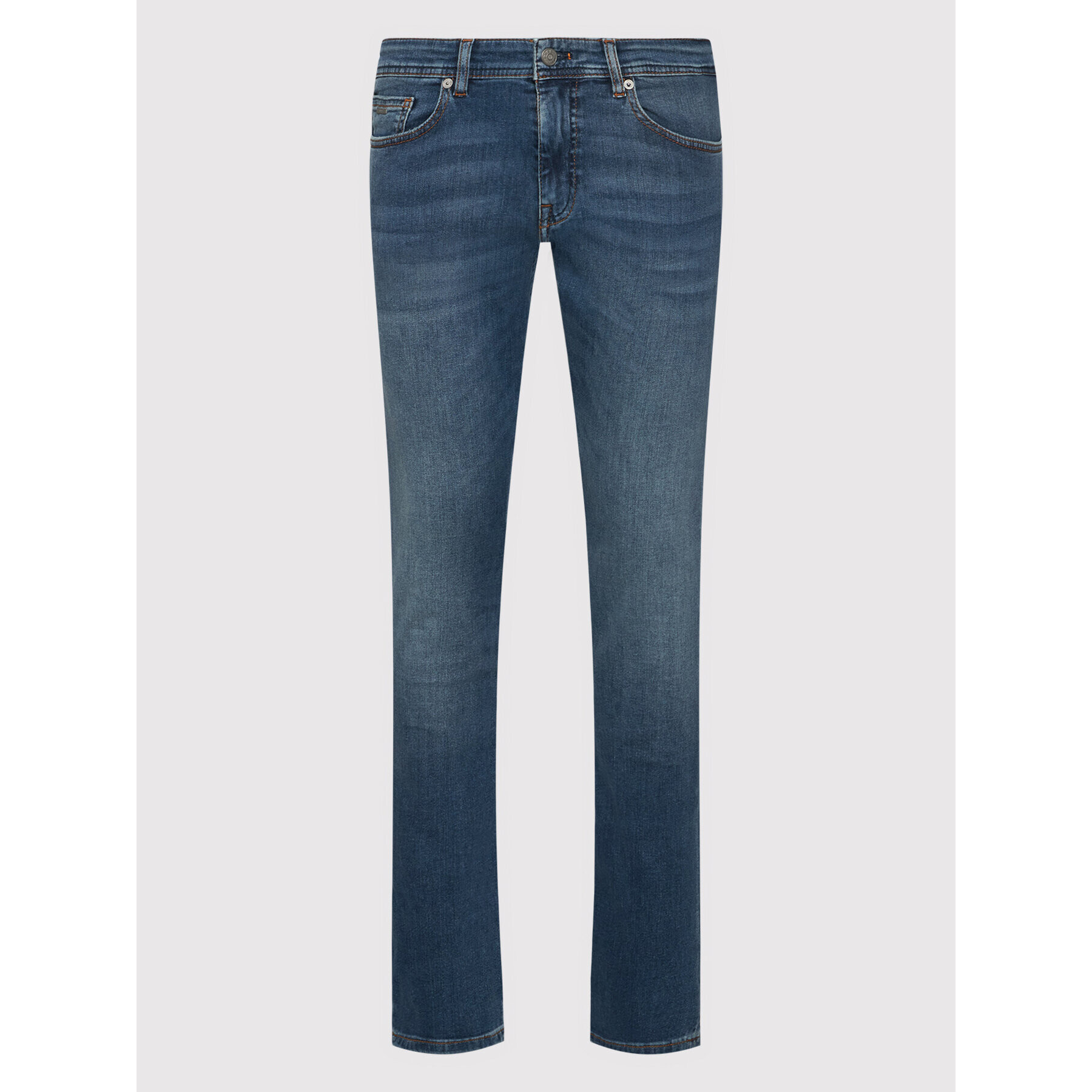 Boss Jeans hlače Delaware 50457248 Mornarsko modra Slim Fit - Pepit.si