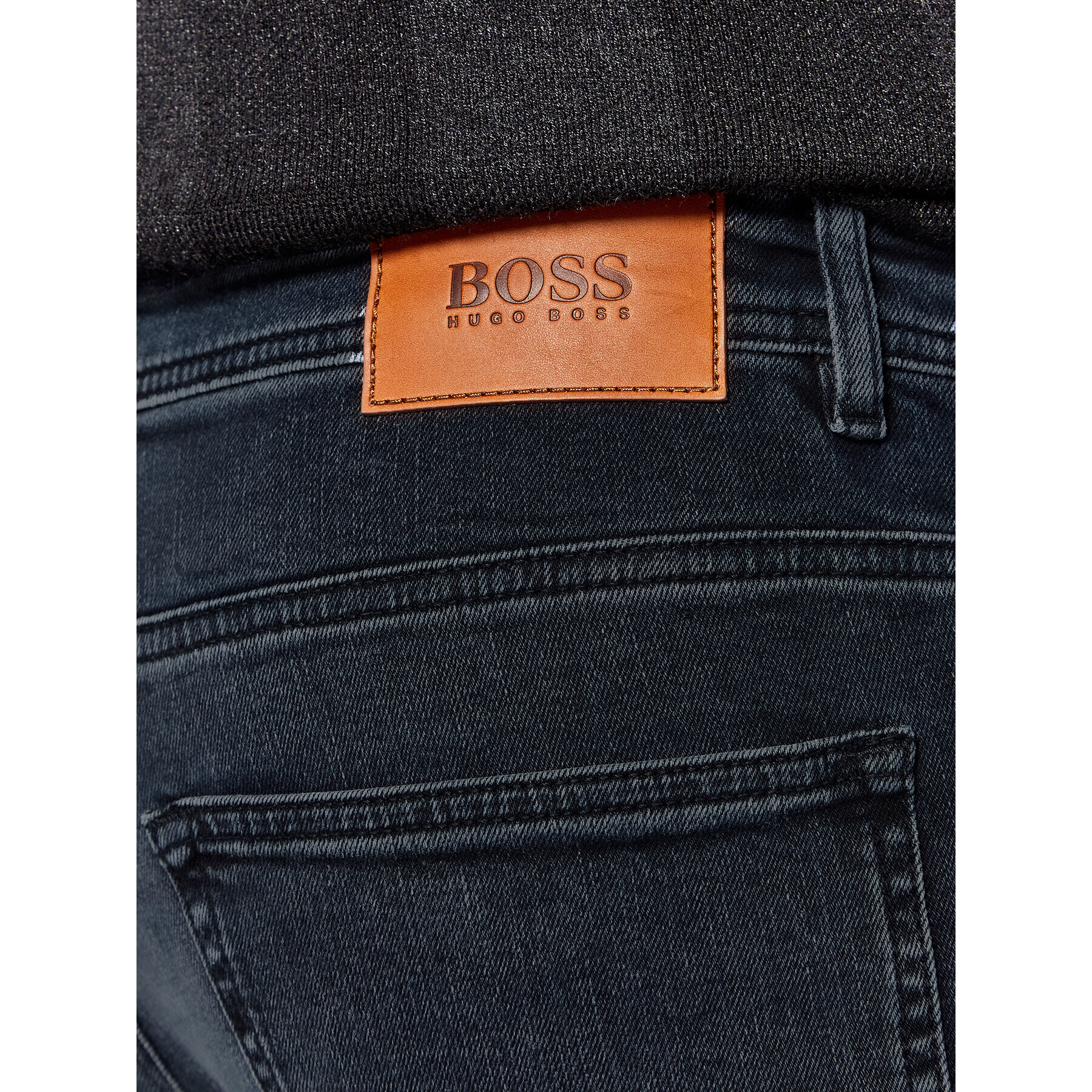 Boss Jeans hlače Delaware 50457253 Mornarsko modra Slim Fit - Pepit.si