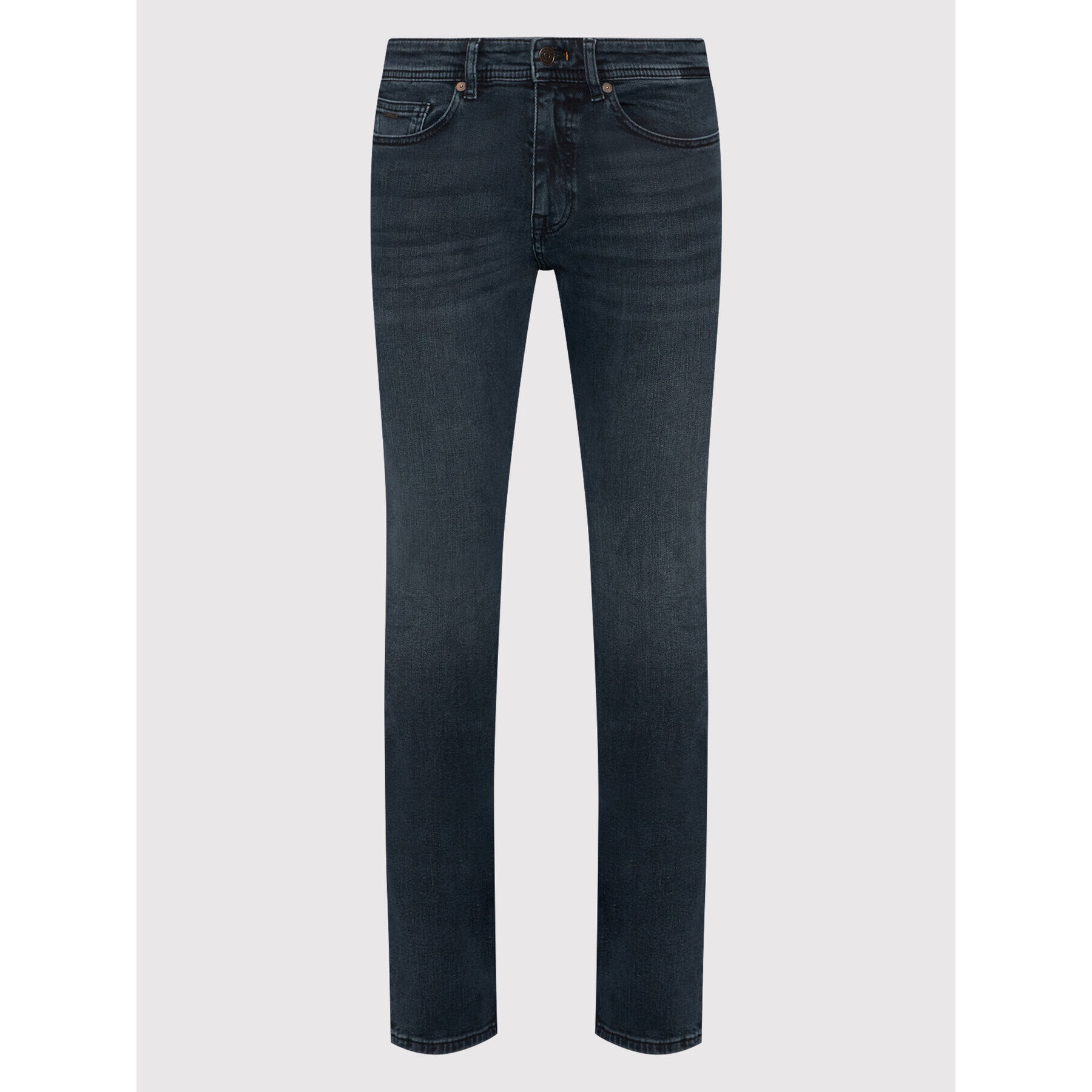 Boss Jeans hlače Delaware 50457253 Mornarsko modra Slim Fit - Pepit.si