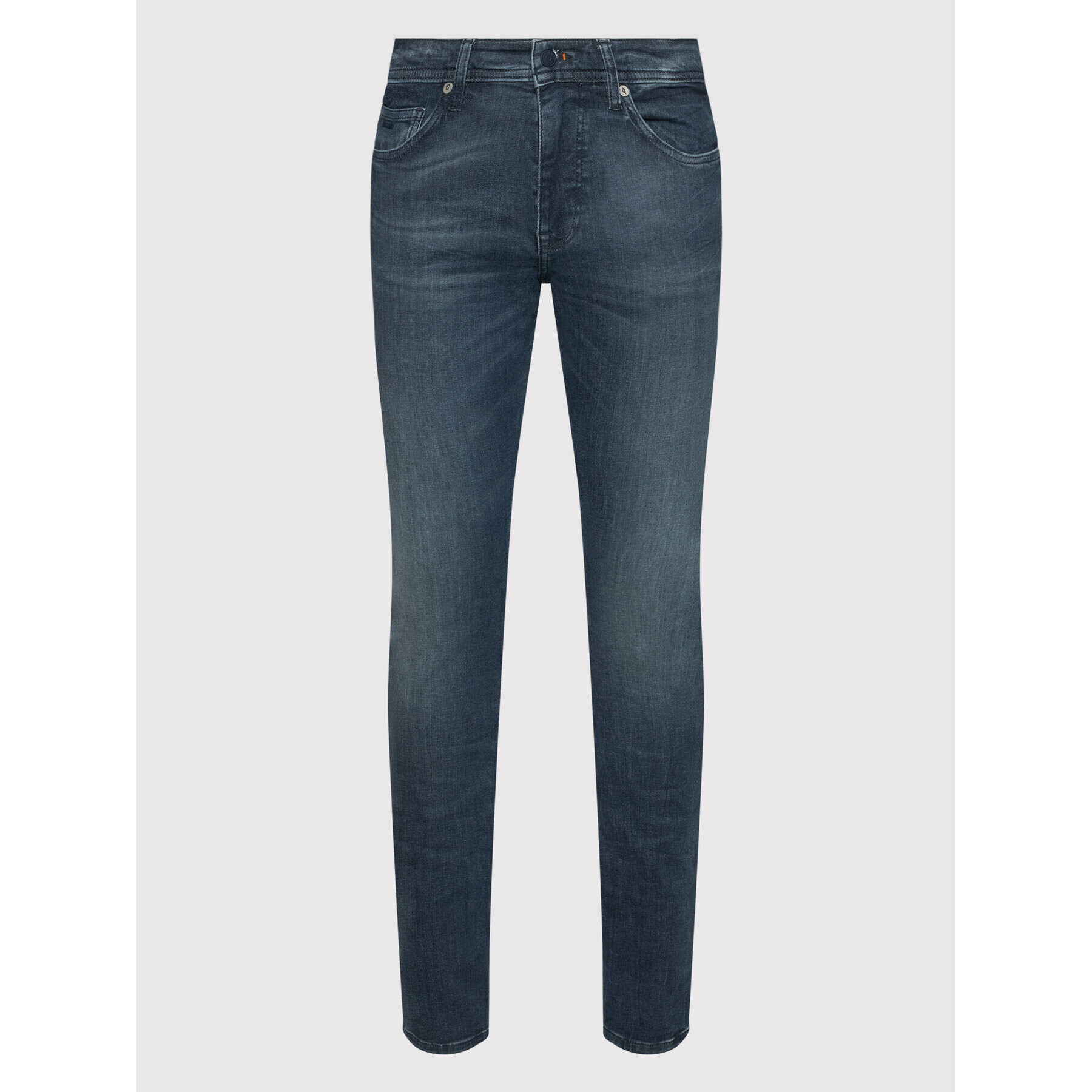 Boss Jeans hlače Delaware 50463426 Mornarsko modra Slim Fit - Pepit.si