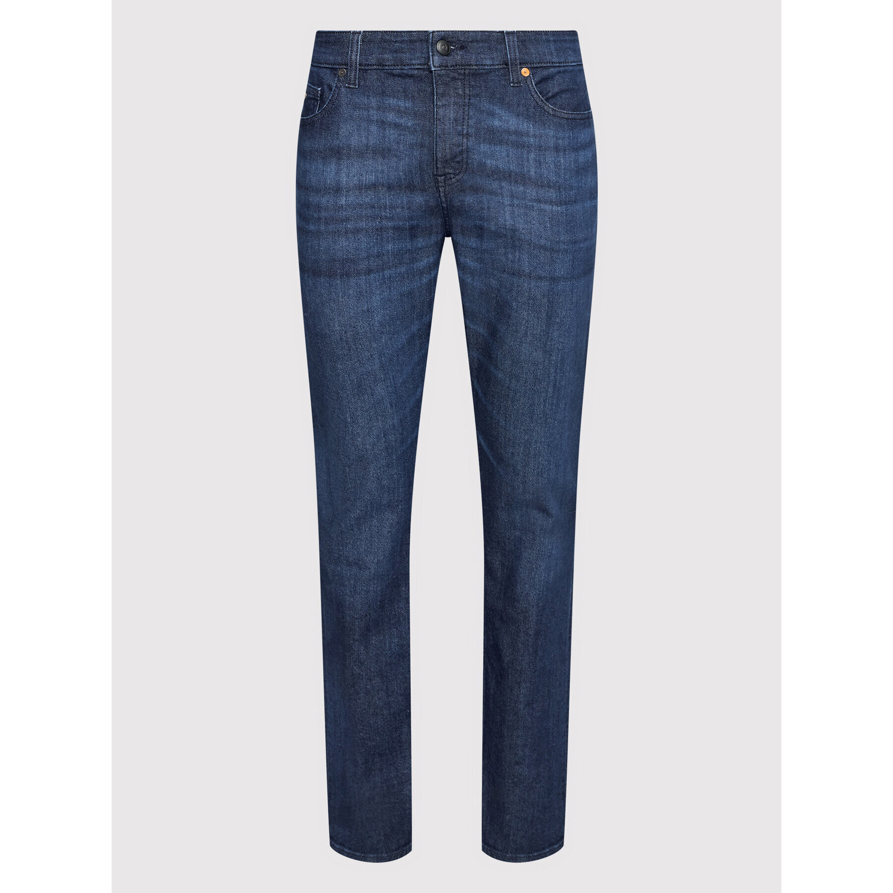 Boss Jeans hlače Delaware 50473869 Mornarsko modra Slim Fit - Pepit.si