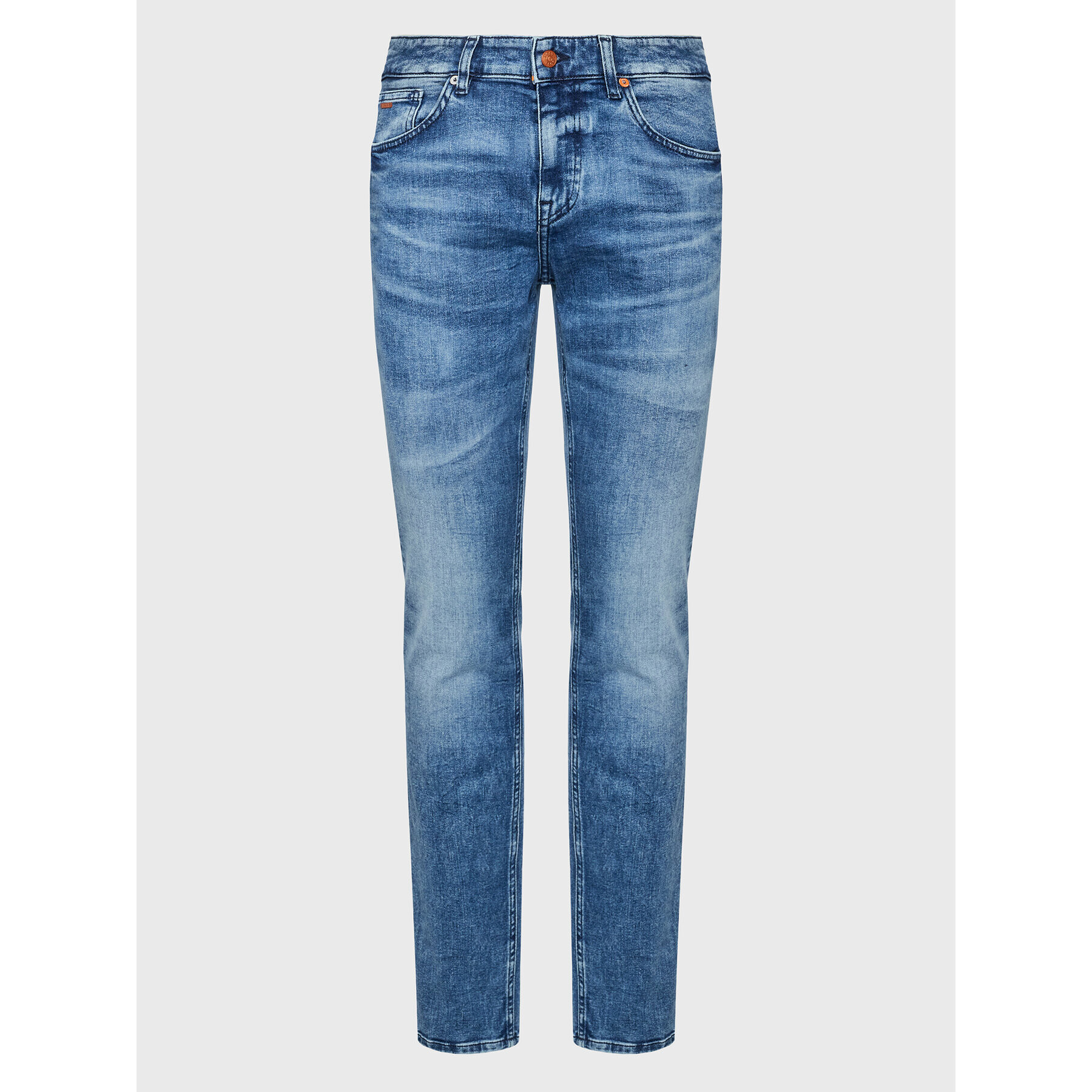 Boss Jeans hlače Delaware 50477927 Modra Slim Fit - Pepit.si