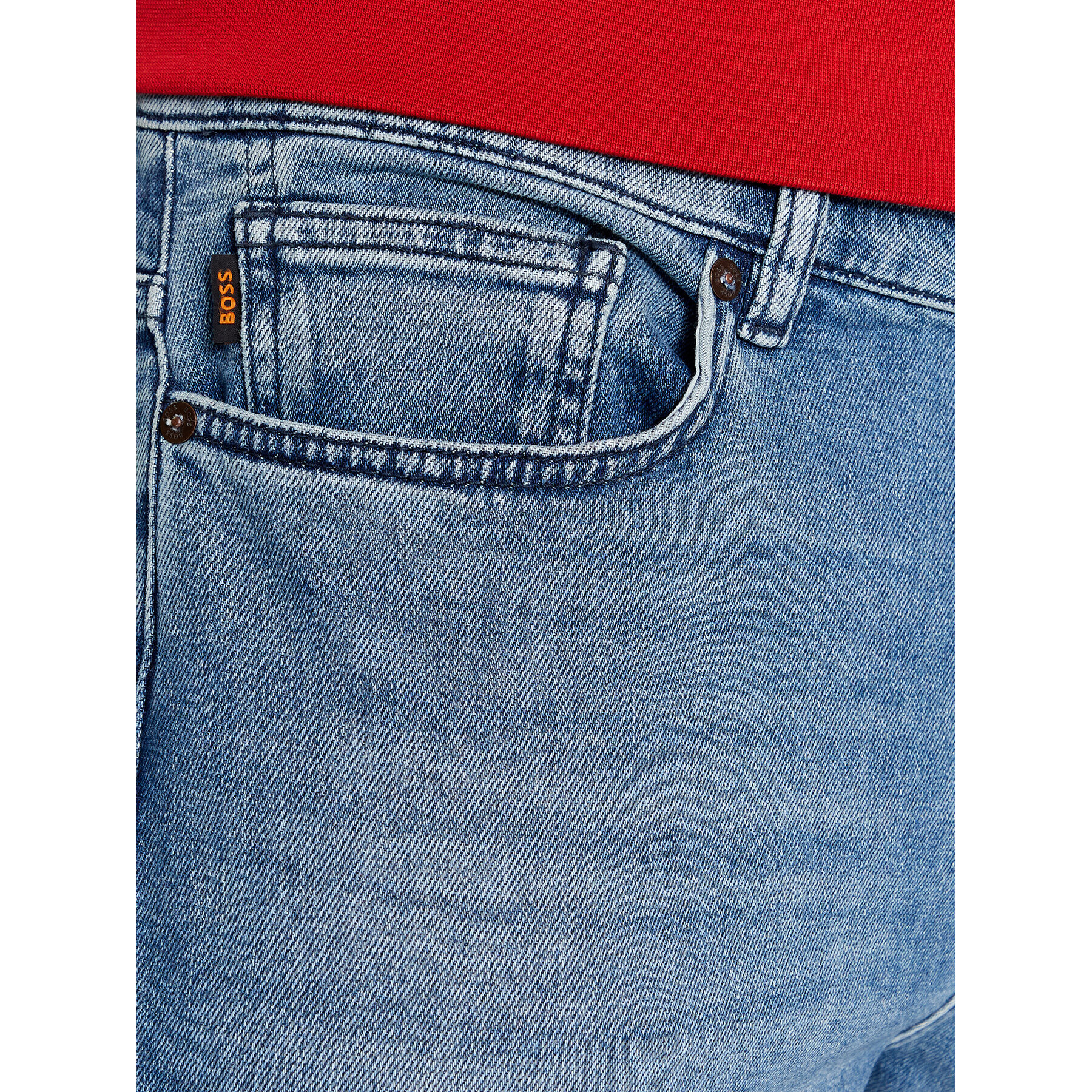 Boss Jeans hlače Delaware BC-C 50501258 Modra Slim Fit - Pepit.si