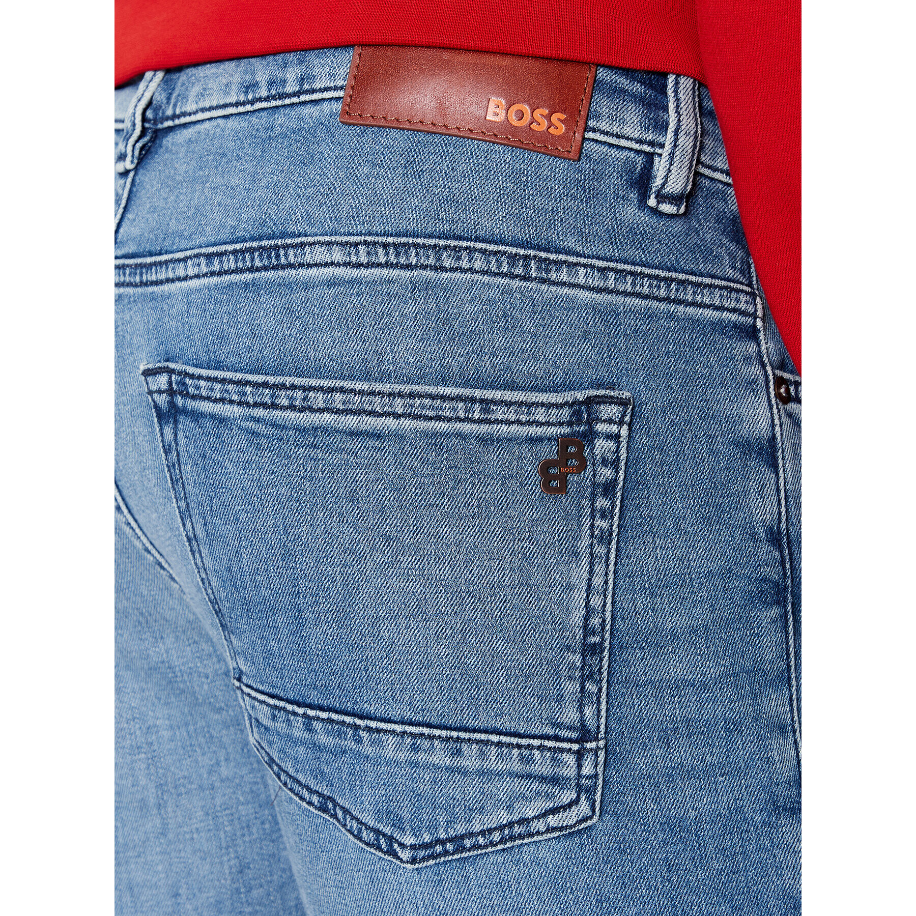 Boss Jeans hlače Delaware BC-C 50501258 Modra Slim Fit - Pepit.si