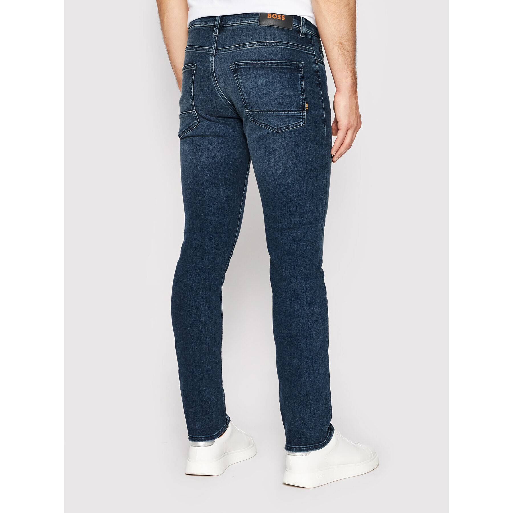 Boss Jeans hlače Delaware BC-L-P 50468602 Modra Slim Fit - Pepit.si