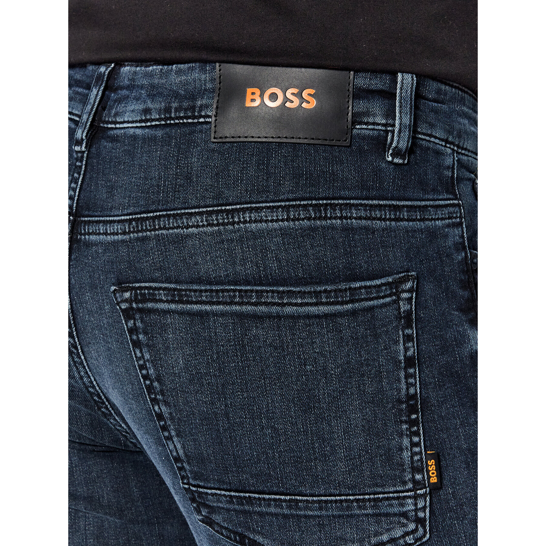 Boss Jeans hlače Delaware BC-L-P 50468646 Mornarsko modra Slim Fit - Pepit.si