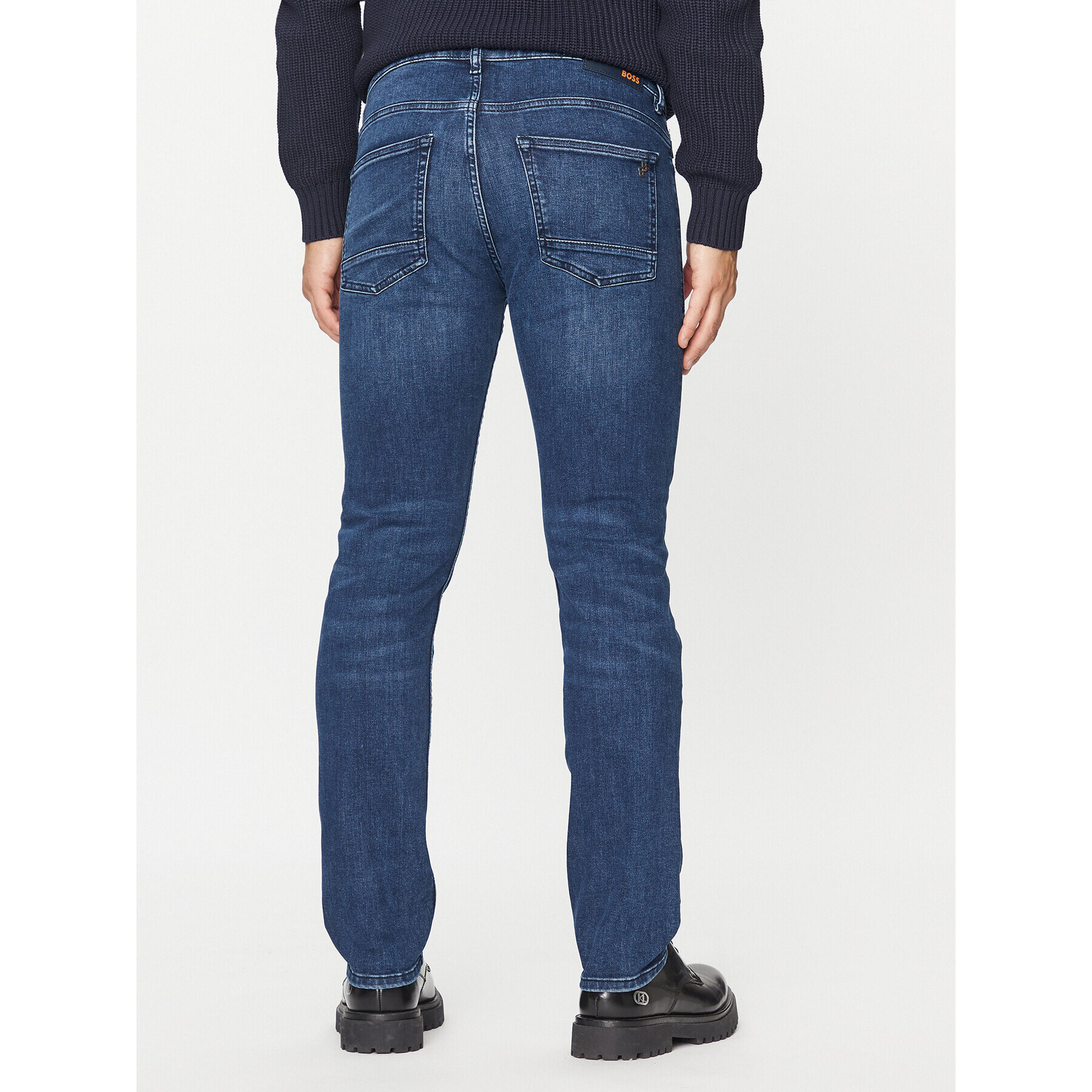 Boss Jeans hlače Delaware BC-P 50501128 Modra Slim Fit - Pepit.si