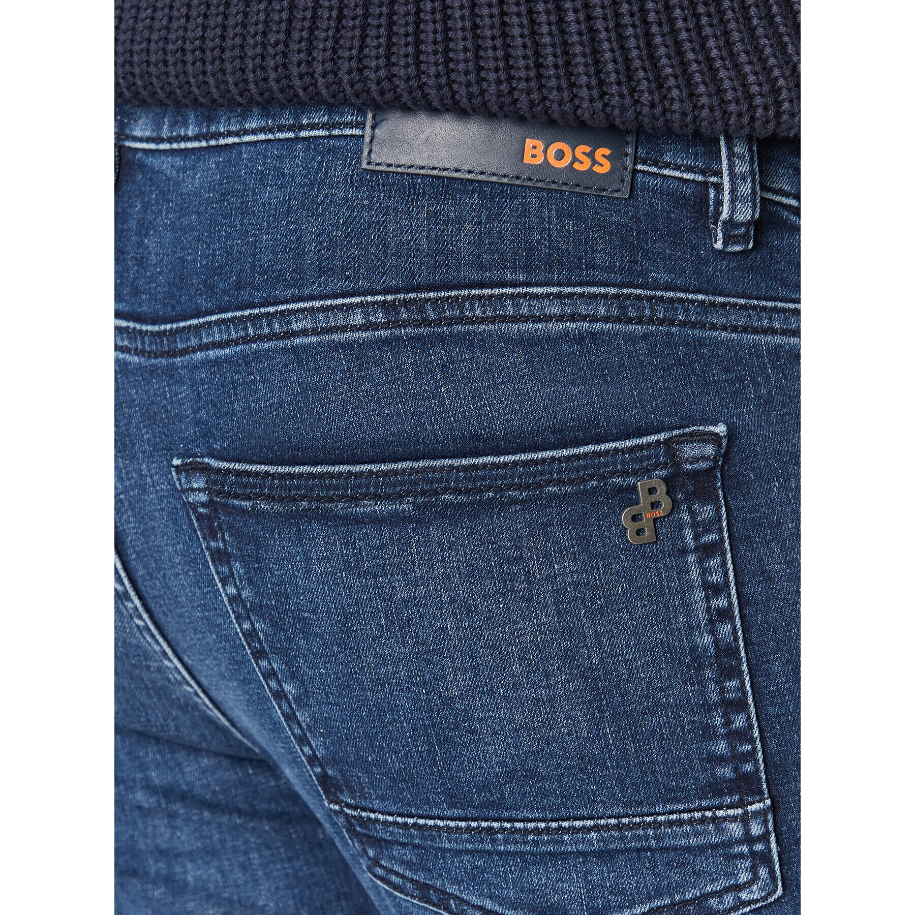 Boss Jeans hlače Delaware BC-P 50501128 Modra Slim Fit - Pepit.si