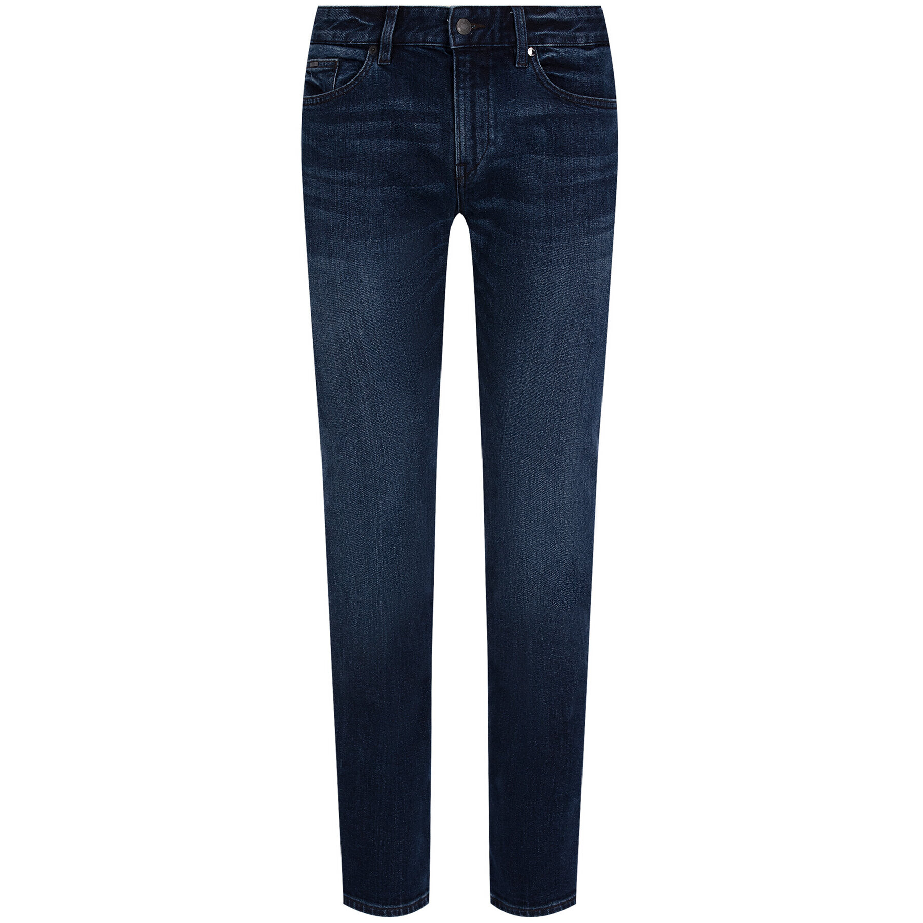 Boss Jeans hlače Delaware3-1 50426357 Mornarsko modra Slim Fit - Pepit.si