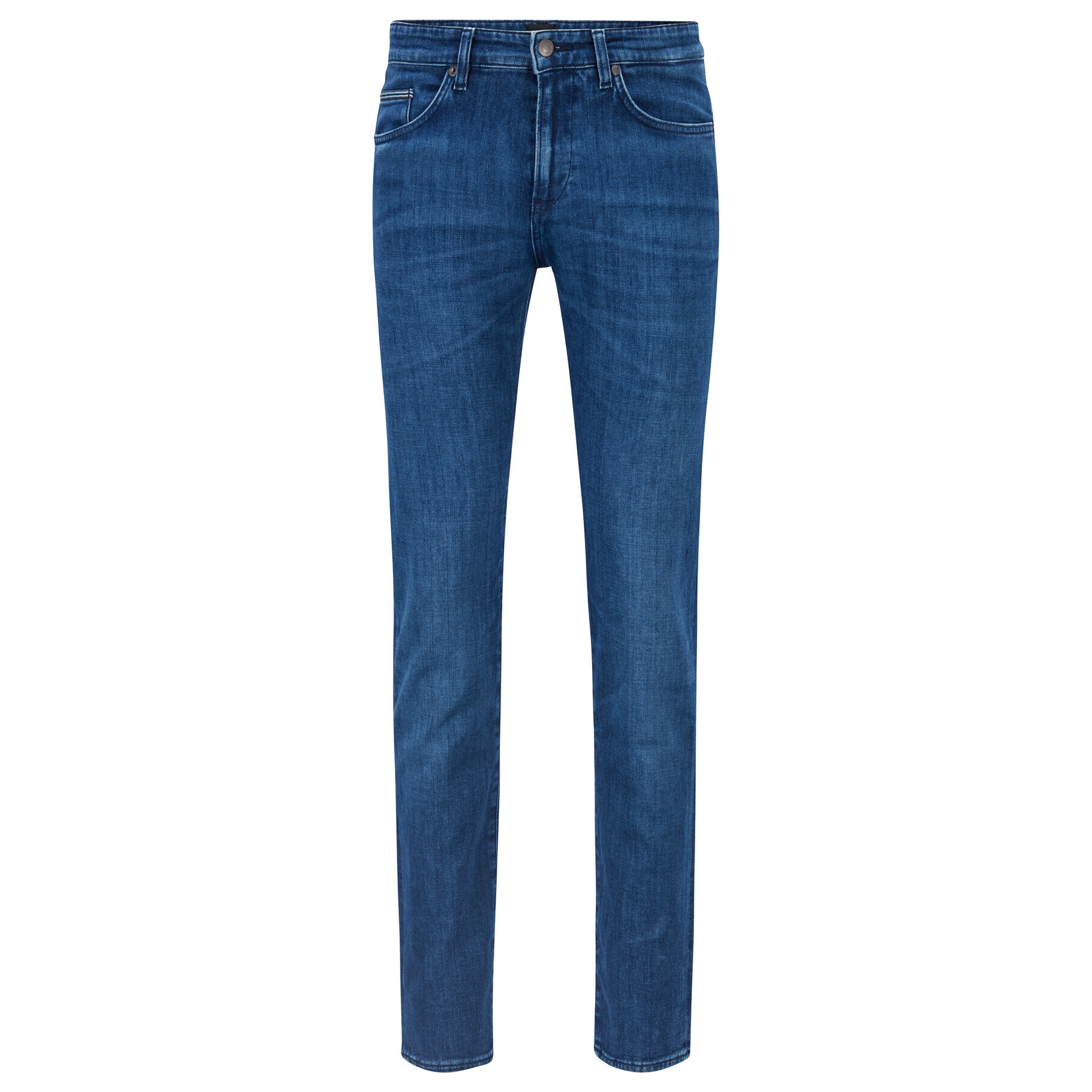 Boss Jeans hlače Delaware3-1 50443965 Mornarsko modra Slim Fit - Pepit.si