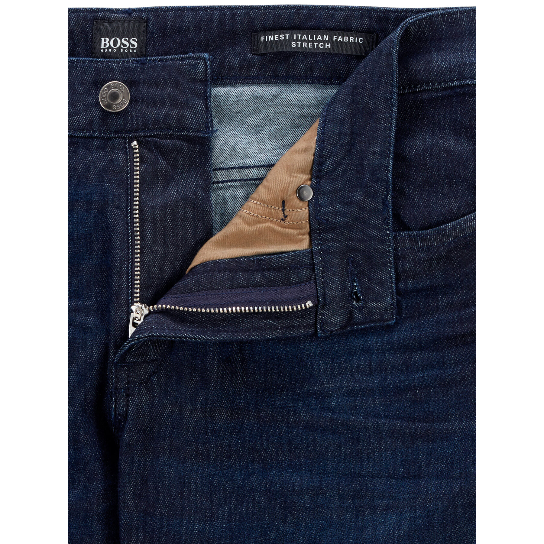 Boss Jeans hlače Delaware3-1 50449701 Mornarsko modra Slim Fit - Pepit.si