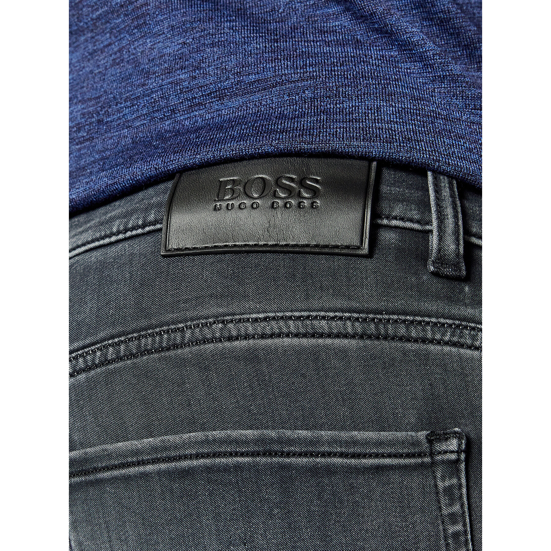 Boss Jeans hlače Delaware3-1 50458148 Siva Slim Fit - Pepit.si