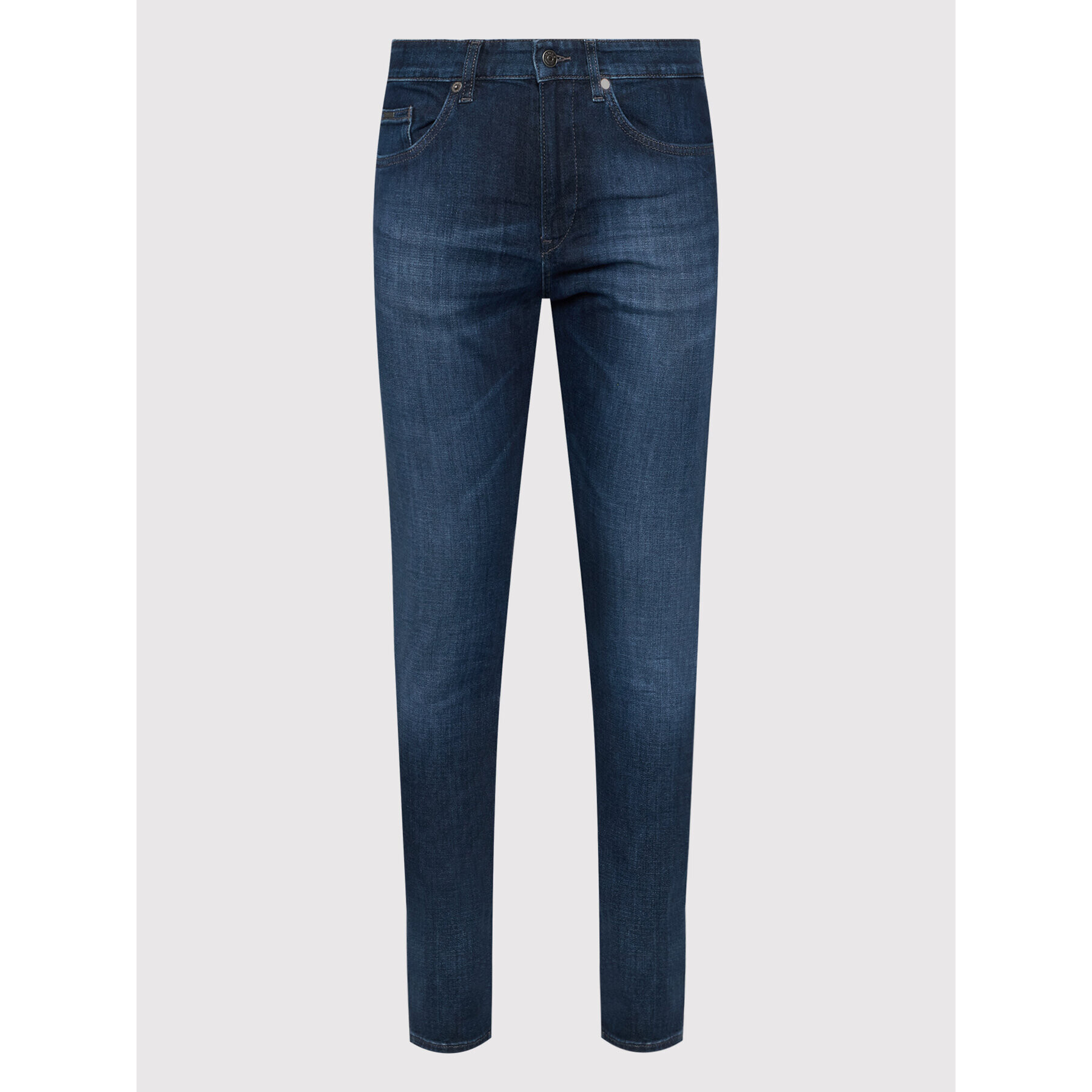 Boss Jeans hlače Delaware3-1 50458152 Mornarsko modra Slim Fit - Pepit.si