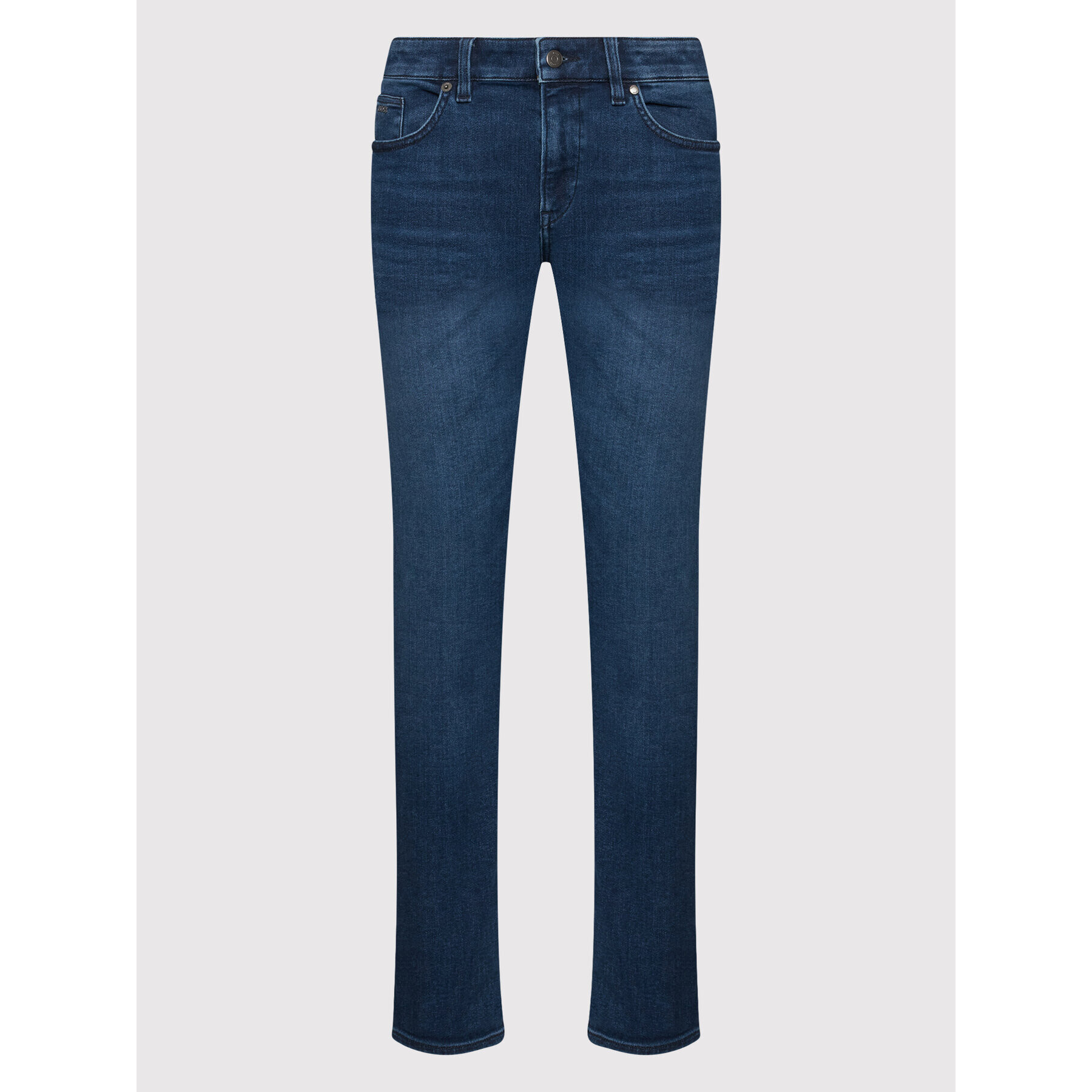 Boss Jeans hlače Delaware3-1 50467360 Mornarsko modra Slim Fit - Pepit.si