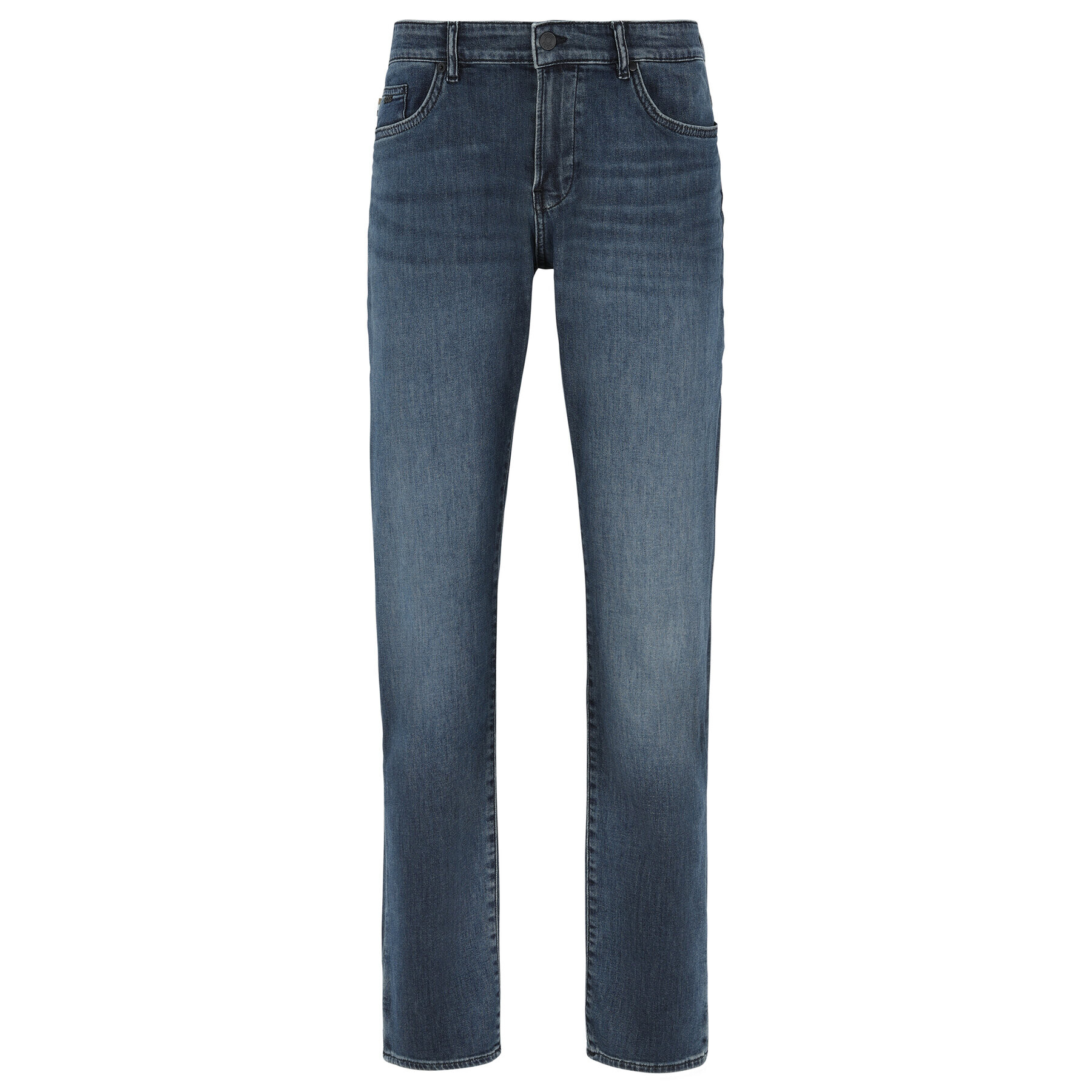 Boss Jeans hlače Delaware3-1 50488460 Mornarsko modra Slim Fit - Pepit.si