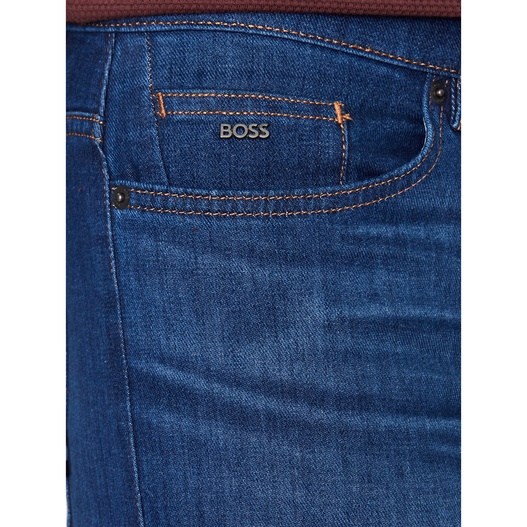 Boss Jeans hlače Delaware3-1 50488478 Mornarsko modra Slim Fit - Pepit.si