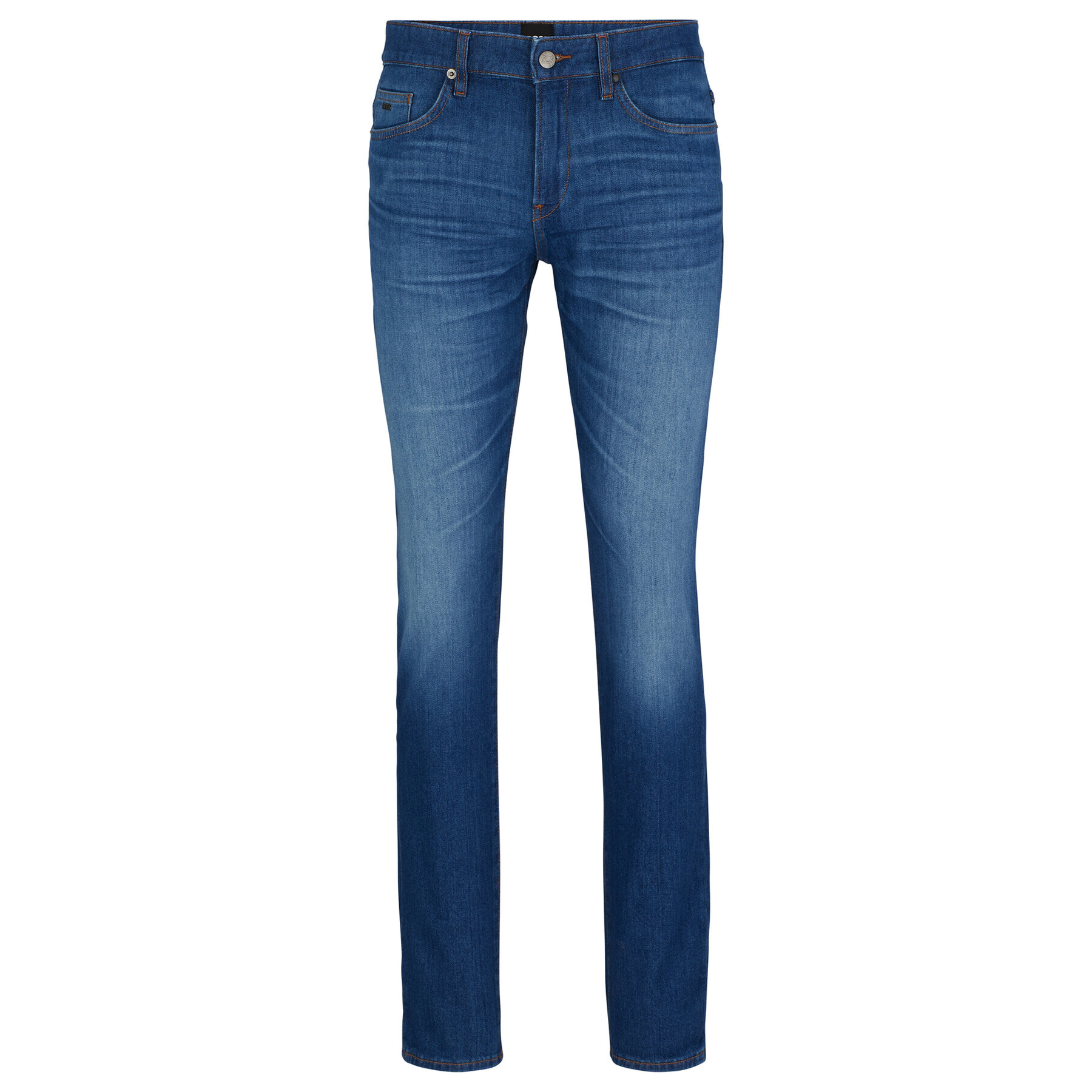 Boss Jeans hlače Delaware3-1 50488478 Mornarsko modra Slim Fit - Pepit.si