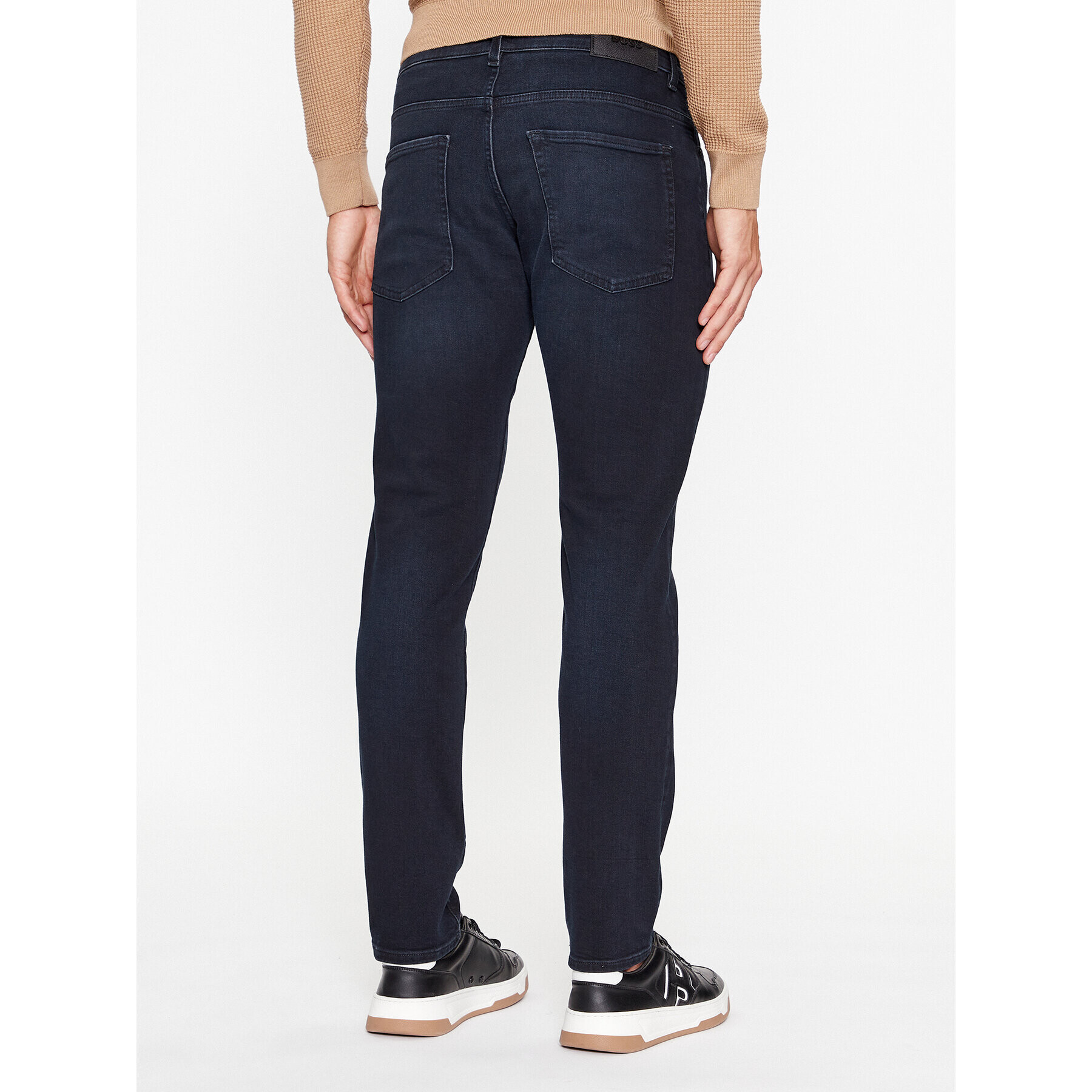 Boss Jeans hlače Delaware3-1 50501045 Mornarsko modra Slim Fit - Pepit.si