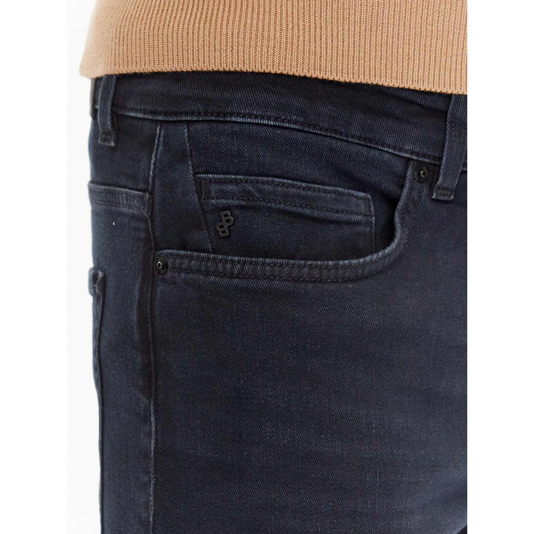 Boss Jeans hlače Delaware3-1 50501045 Mornarsko modra Slim Fit - Pepit.si