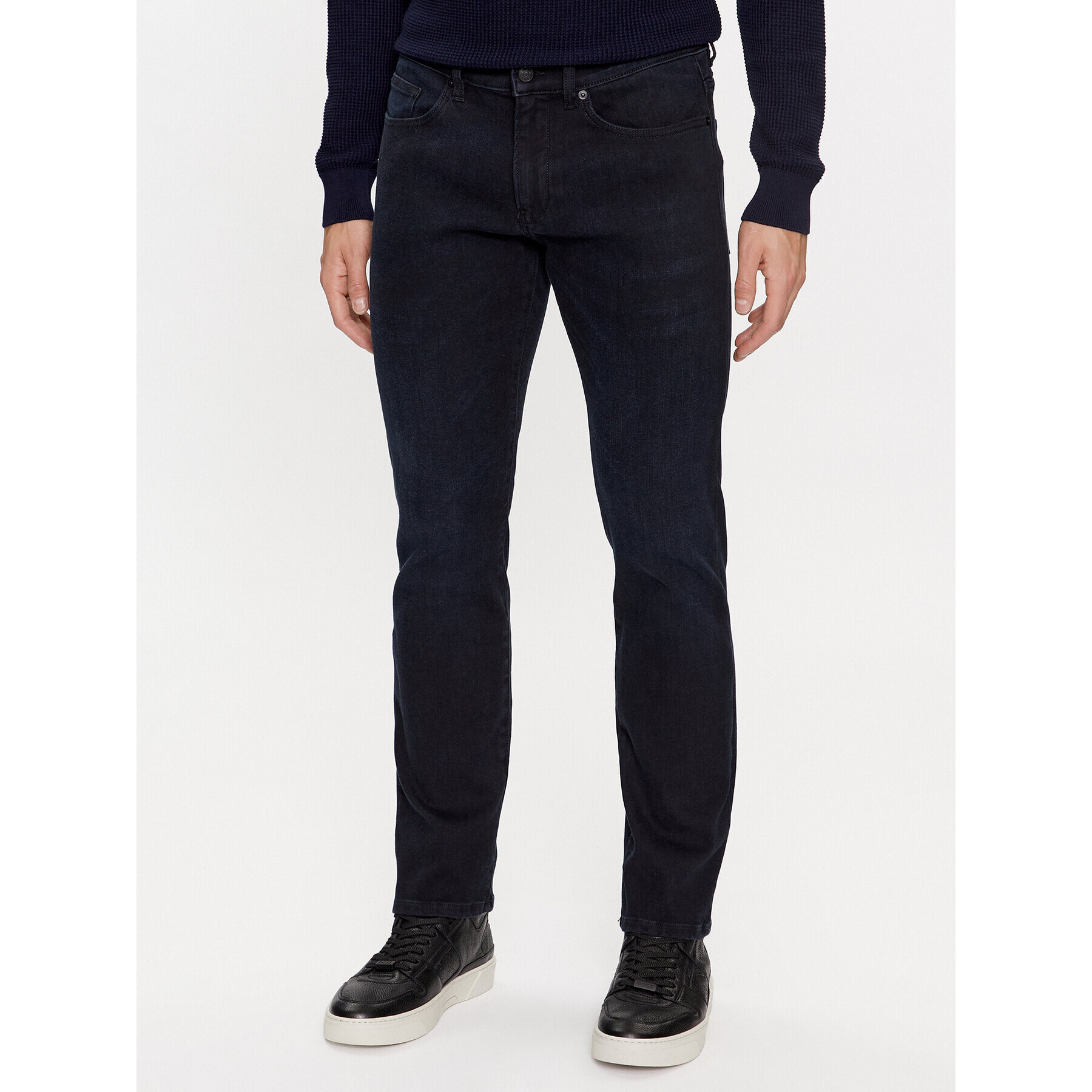 Boss Jeans hlače Delaware3-1 50501078 Črna Slim Fit - Pepit.si