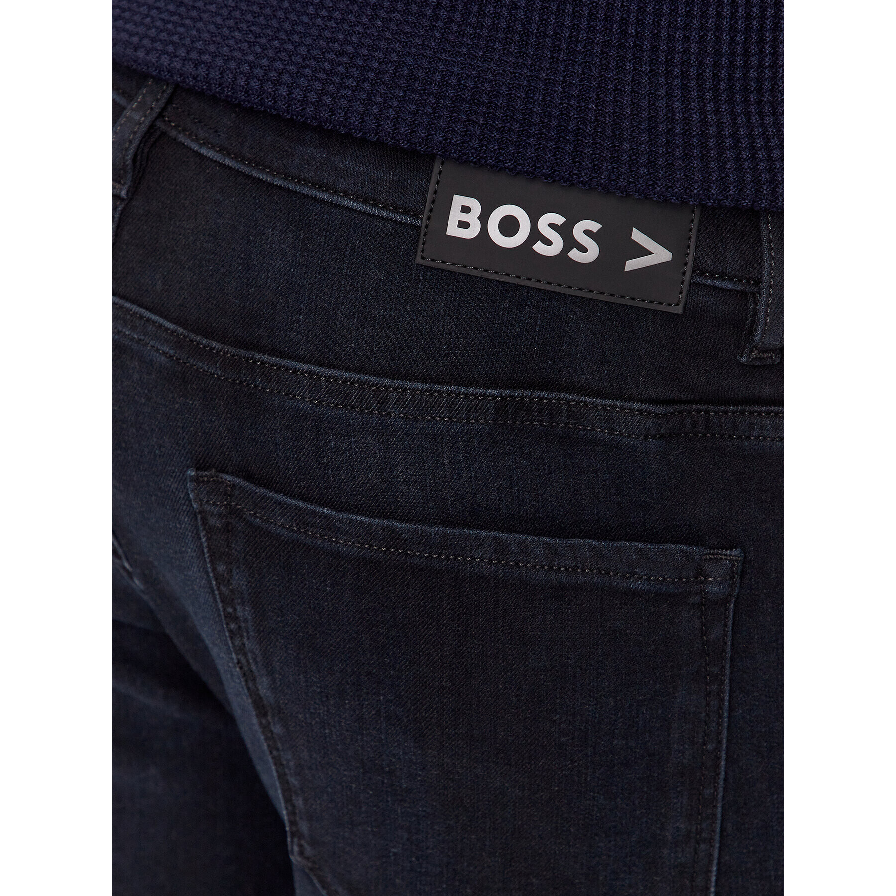 Boss Jeans hlače Delaware3-1 50501078 Črna Slim Fit - Pepit.si