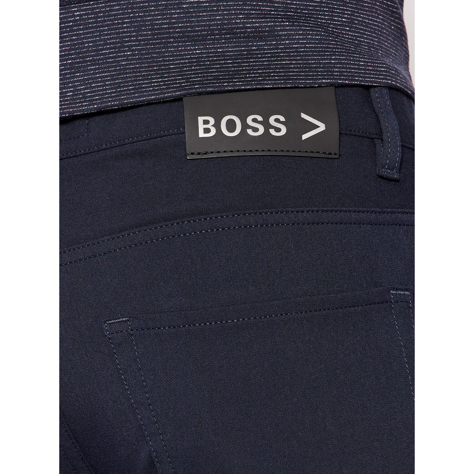 Boss Jeans hlače Delaware3-1T-20 50458601 Mornarsko modra Slim Fit - Pepit.si