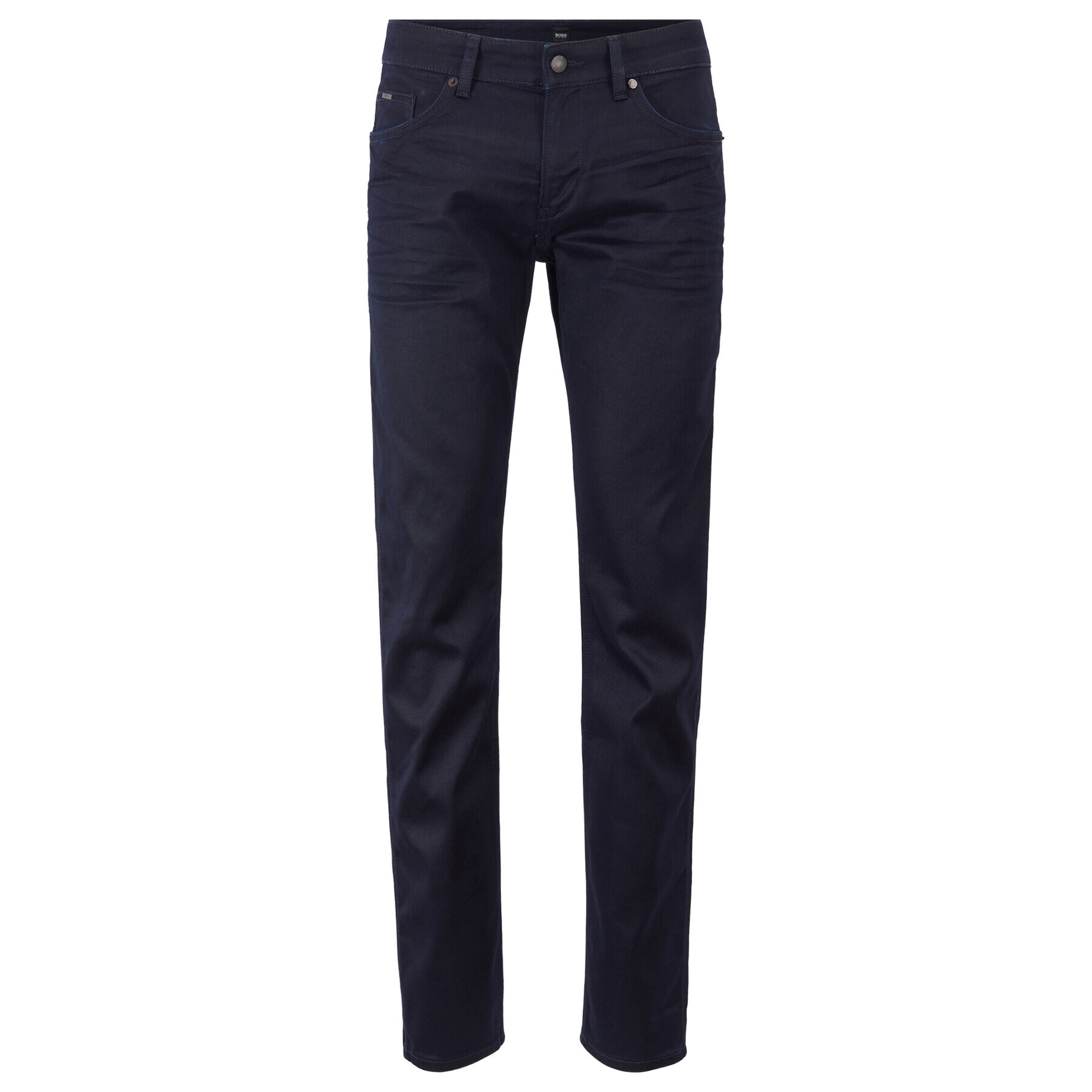 Boss Jeans hlače Delaware3 50399818 Mornarsko modra Slim Fit - Pepit.si