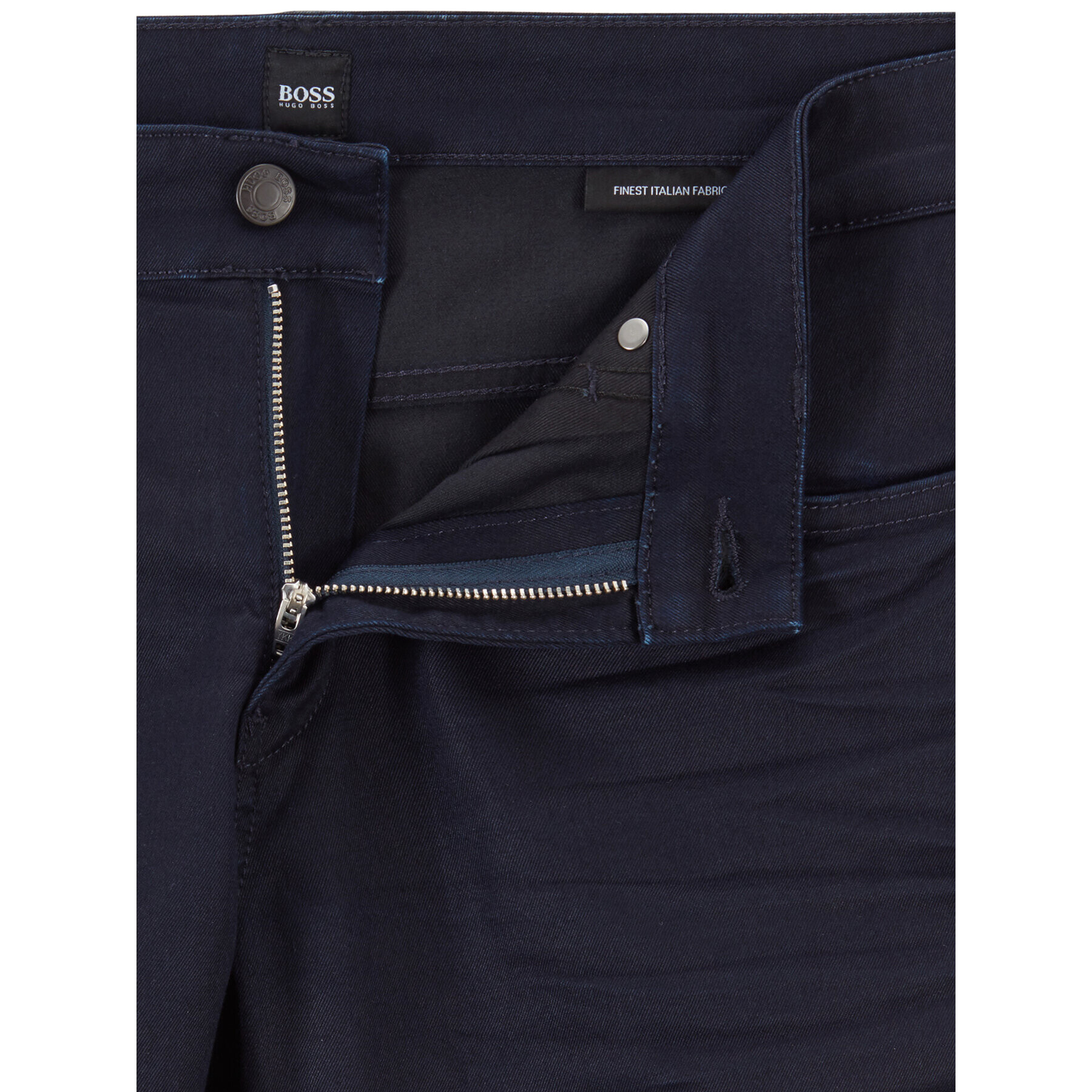 Boss Jeans hlače Delaware3 50399818 Mornarsko modra Slim Fit - Pepit.si