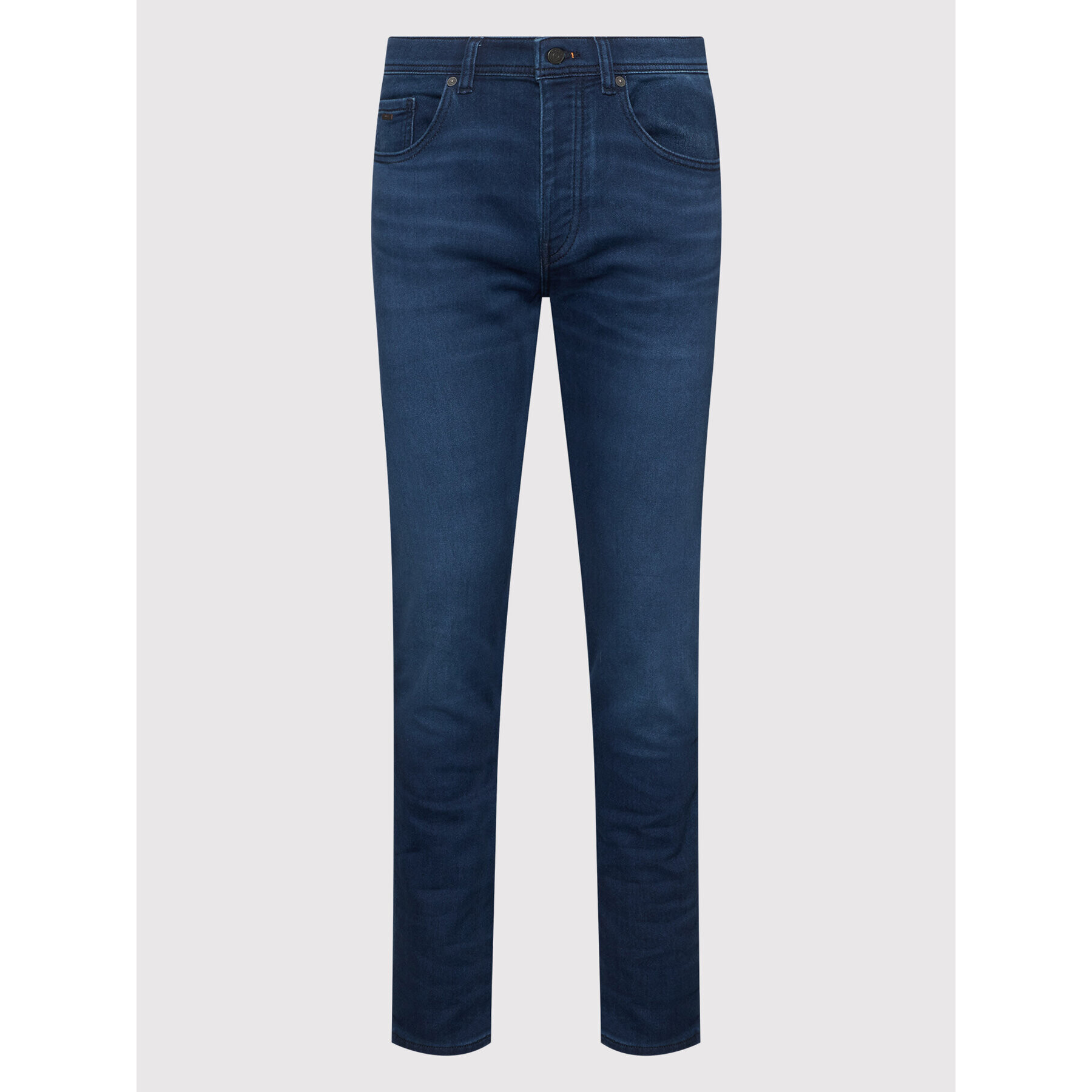 Boss Jeans hlače Taber 50463454 Mornarsko modra Tapered Fit - Pepit.si