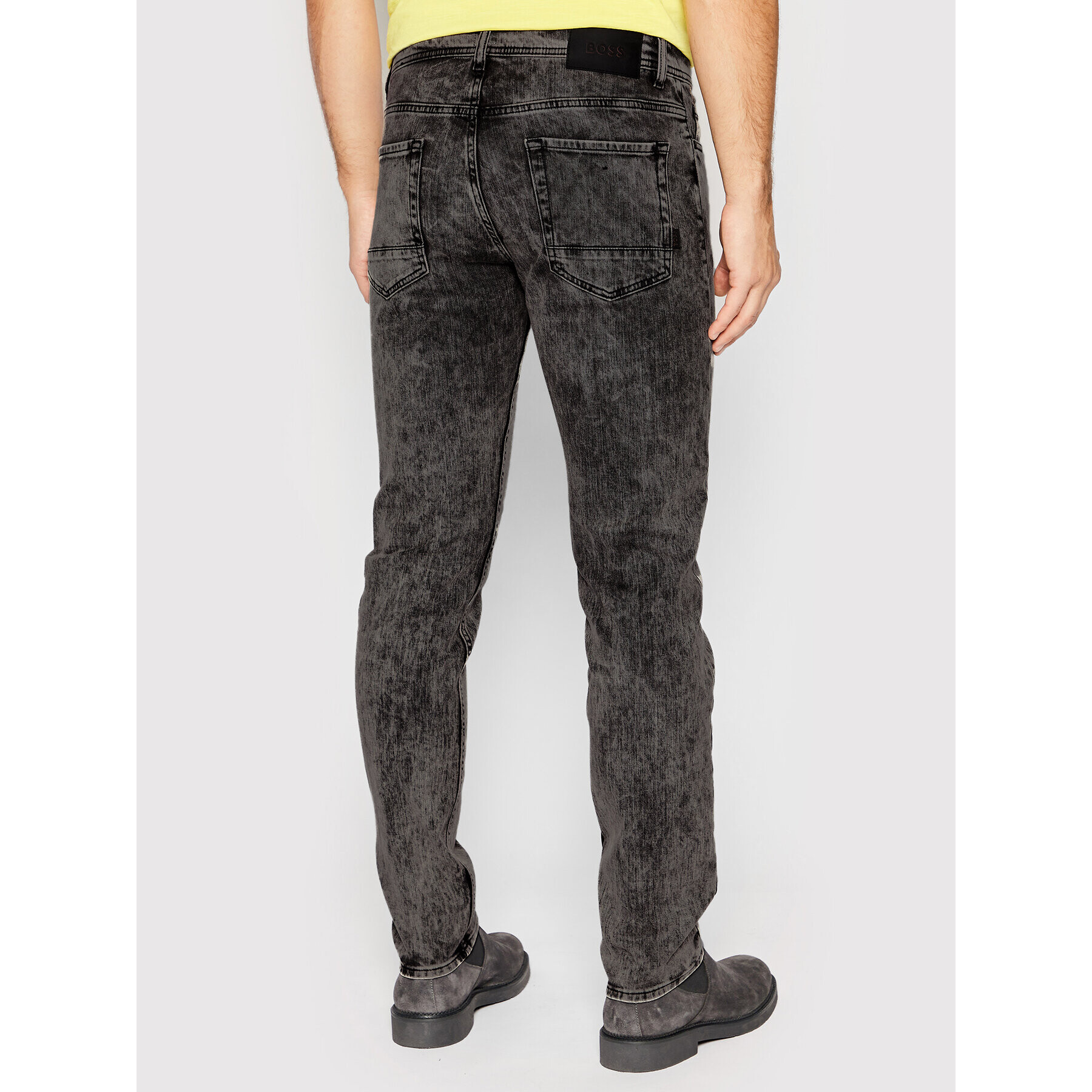 Boss Jeans hlače Taber Bc-C 50473040 Siva Tapered Fit - Pepit.si