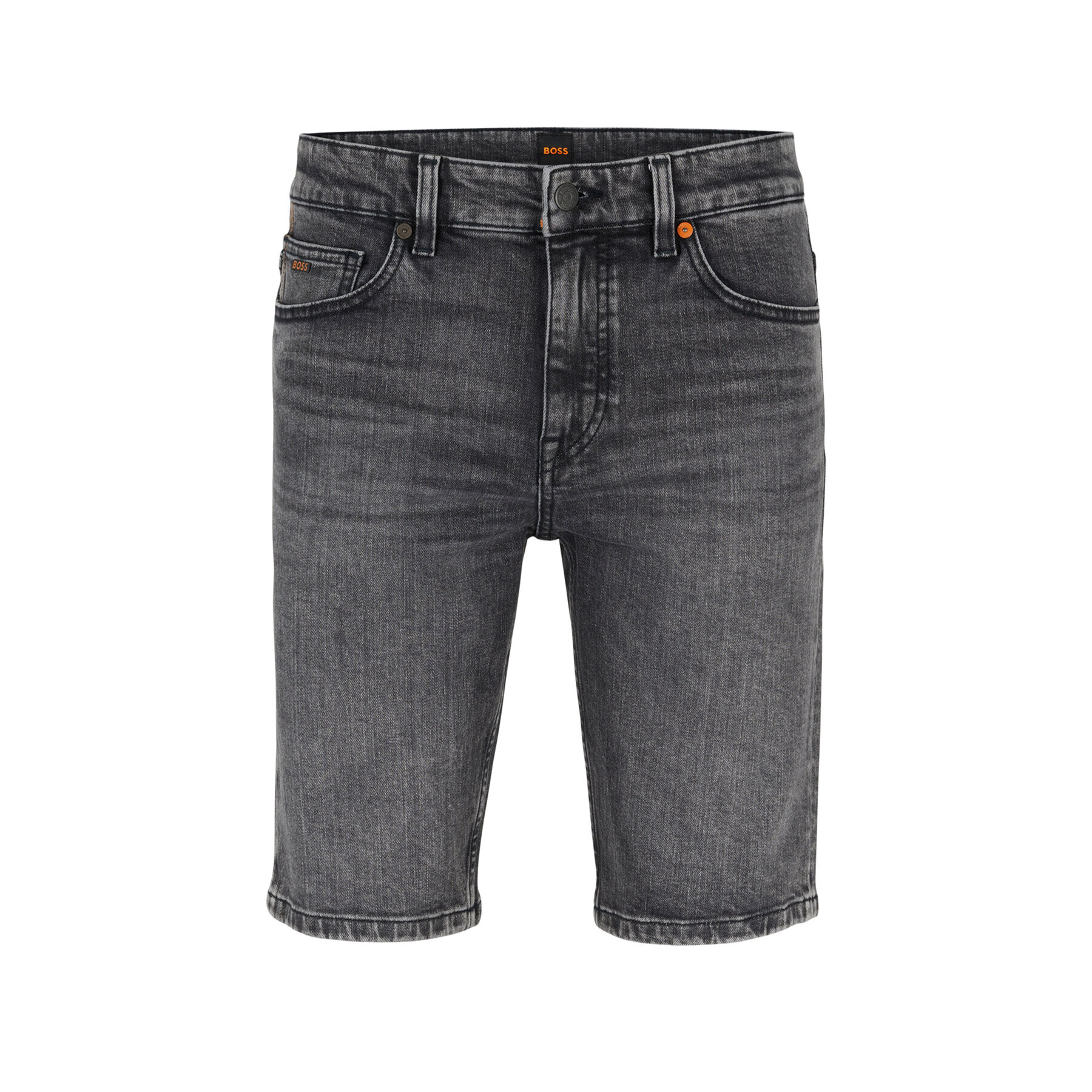 Boss Jeans kratke hlače Delaware 50488630 Siva Slim Fit - Pepit.si