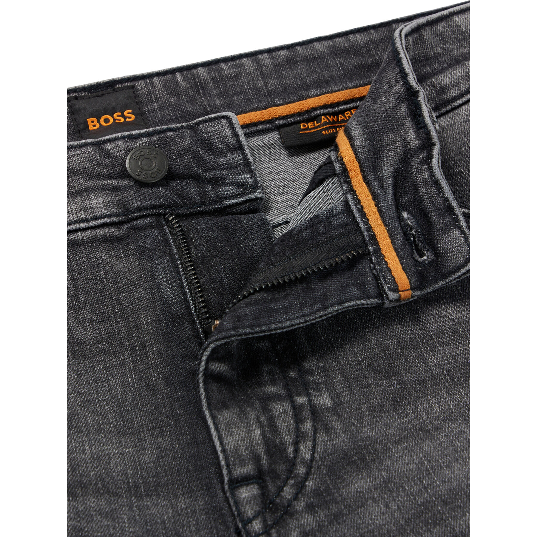 Boss Jeans kratke hlače Delaware 50488630 Siva Slim Fit - Pepit.si