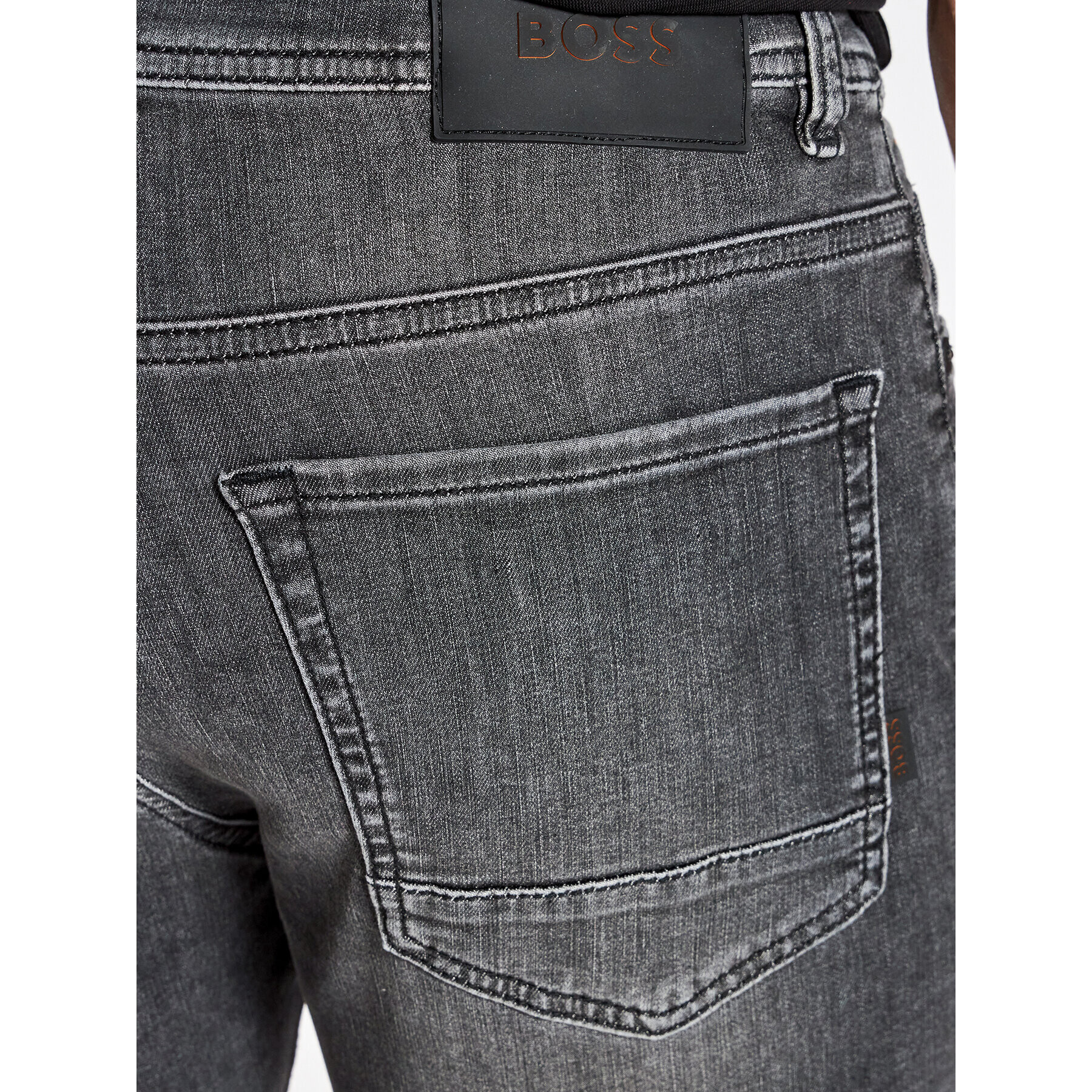 Boss Jeans kratke hlače Taber 50467768 Siva Slim Fit - Pepit.si